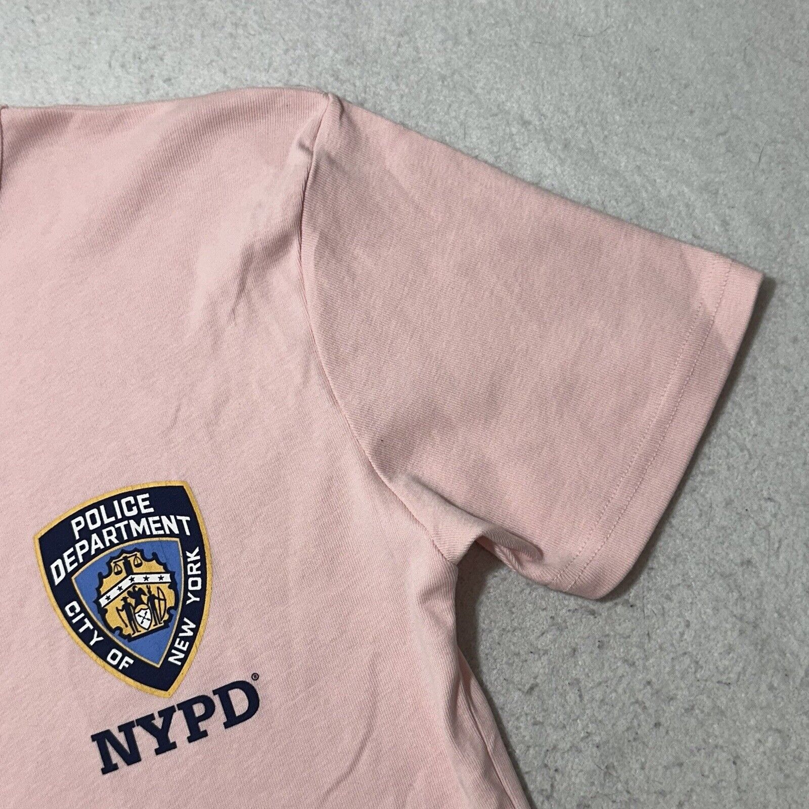 Other NYPD Large Logo T Shirt Pink Officially Licensed NYC Tee Size L / US 10 / IT 46 - 5 Thumbnail