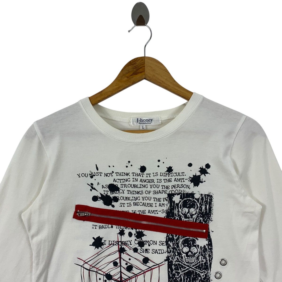 Seditionaries × Vintage Vintage J.HONEY Punk design long sleeve tee Size US L / EU 52-54 / 3 - 2 Thumbnail