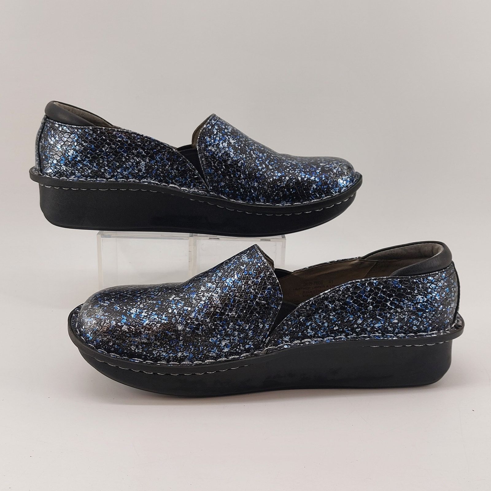 Other Alegria Debra Nurse Embossed Black Leather 41 10.5/11 Size US 10.5 / IT 40.5 - 9 Thumbnail