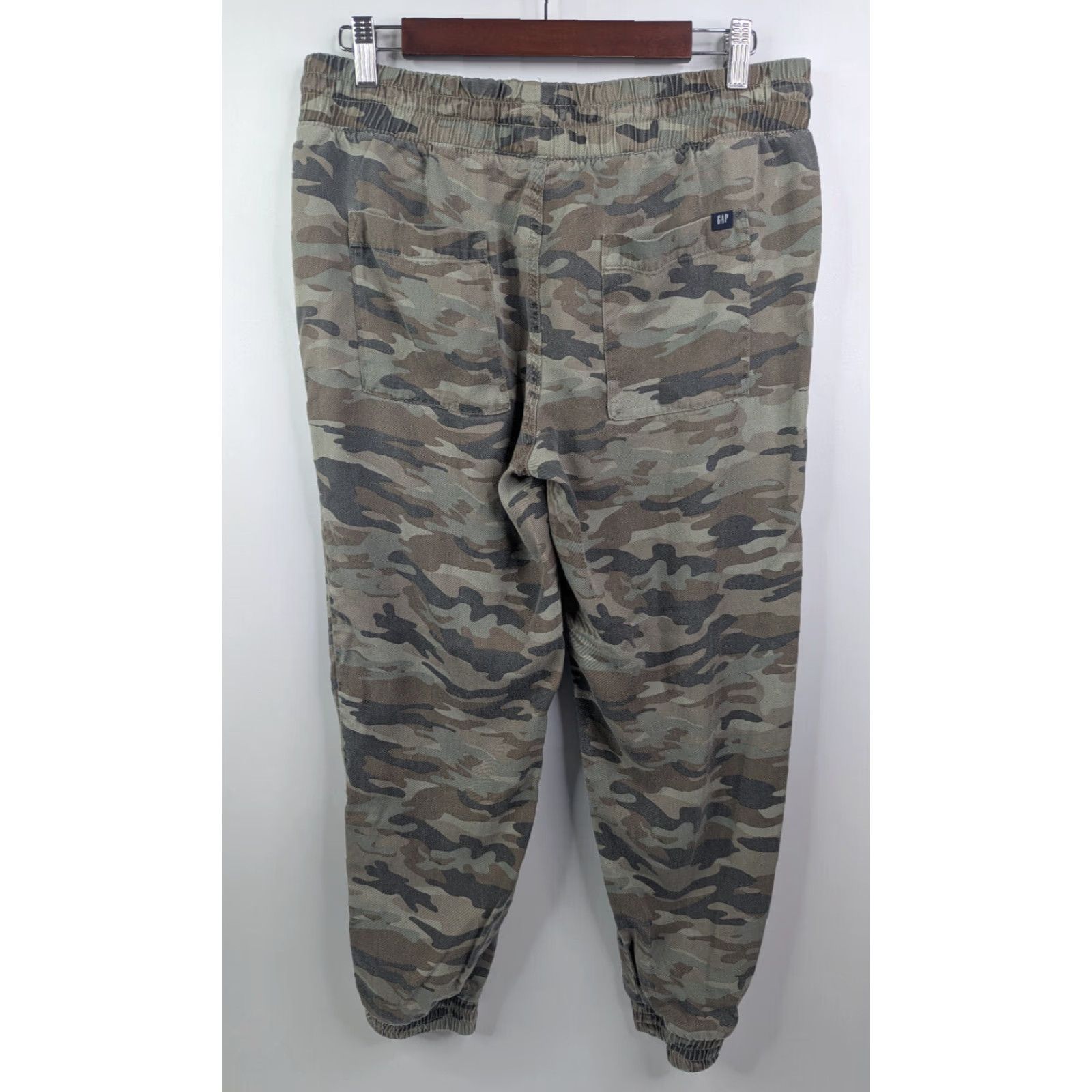 Gap Gap Joggers Women Camouflage Pants Casual Drawstring Elastic Waist High Rise M Camo Pockets Tapered Knit Lyocell Size 32" / US 10 / IT 46 - 4 Thumbnail