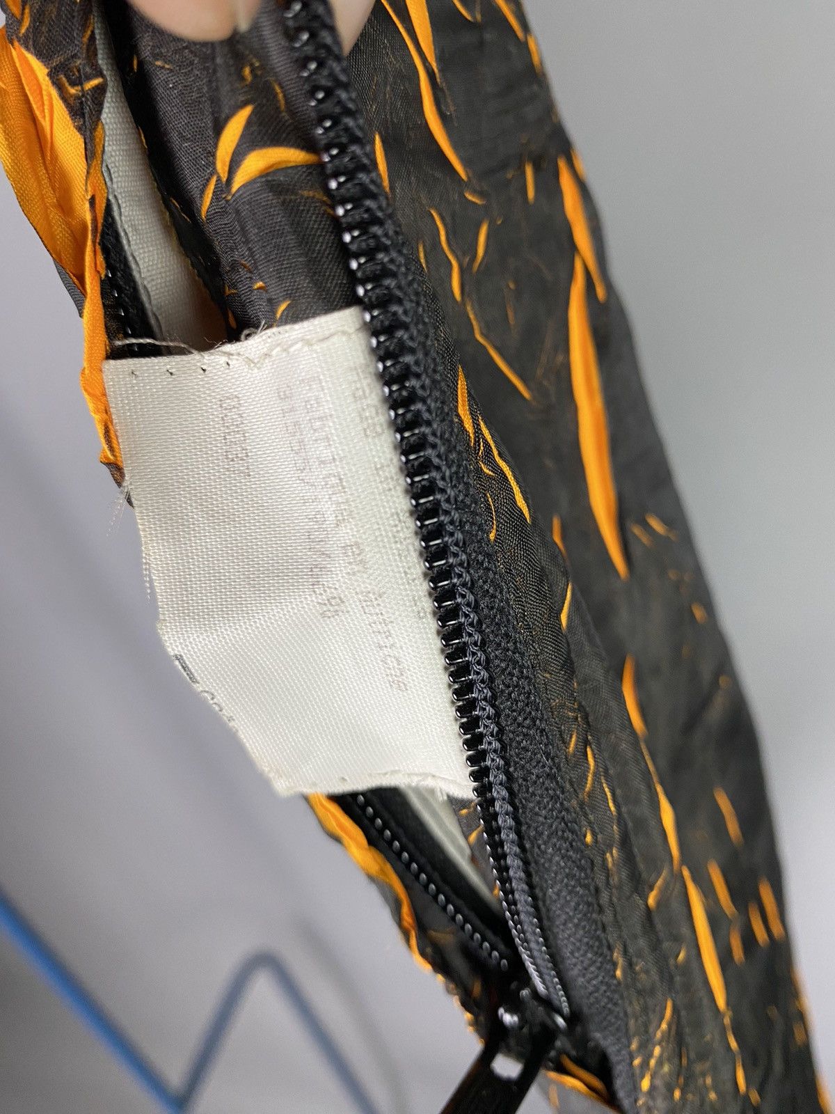 Japanese Brand × Vintage Vintage Graphic Nylon Pants with Abstract Orange Pattern Size US 32 / EU 48 - 5 Thumbnail
