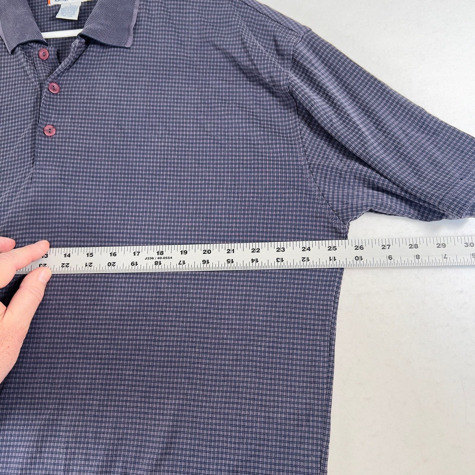 Burma Bibas Burma Bibas Polo Shirt Mens Large Modal Blend Purple Vintage Size US L / EU 52-54 / 3 - 8 Thumbnail