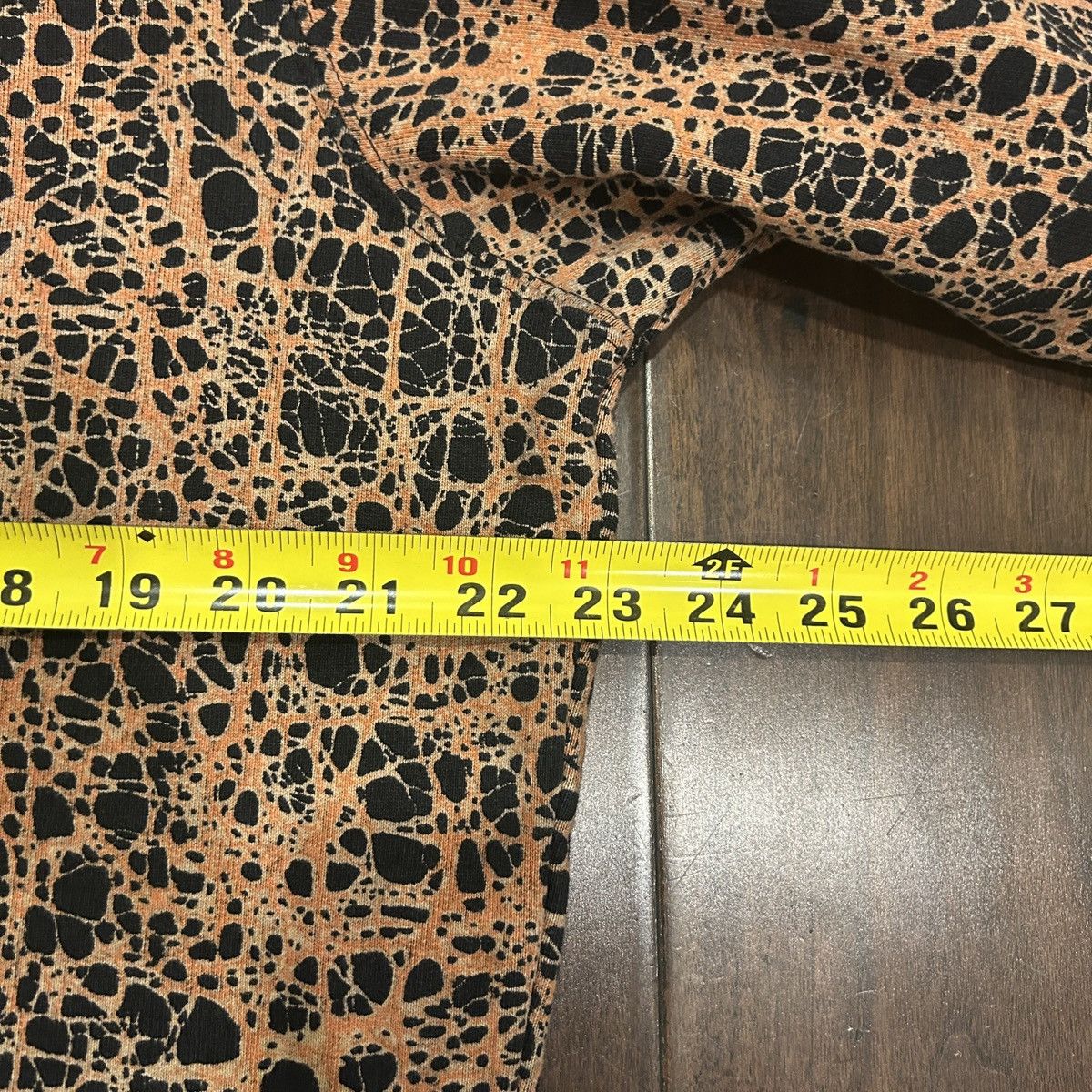 Supreme Supreme SS19 Orange Marble Hoodie Size M Size US M / EU 48-50 / 2 - 12 Thumbnail