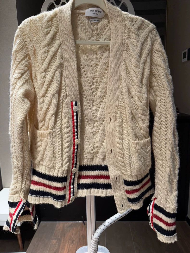 Thom Browne Thom Browne Classic cardigan Size US XL / EU 56 / 4 - 5 Thumbnail