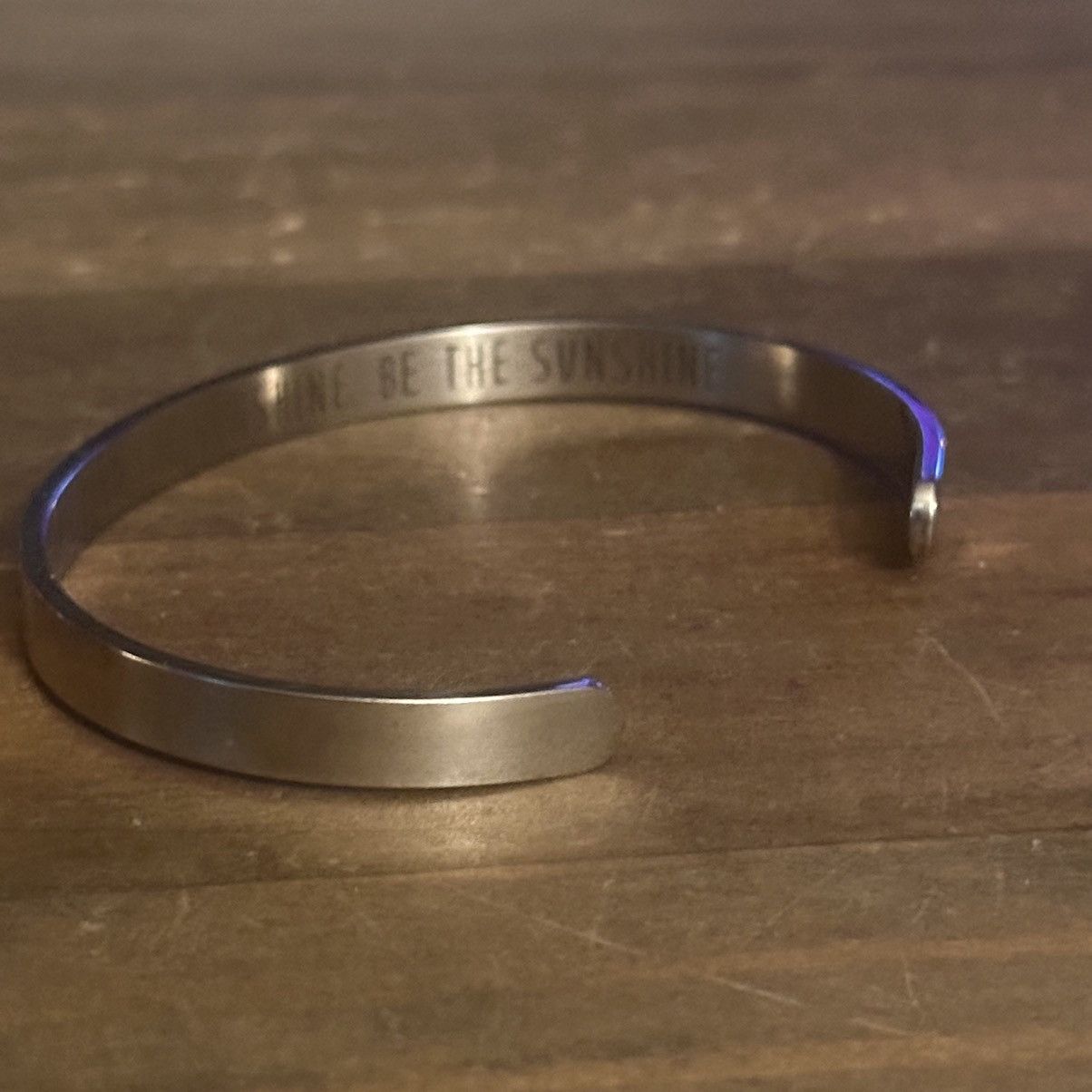 Other Stainless Steel Inspirational cuff bracelet Size ONE SIZE - 8 Thumbnail
