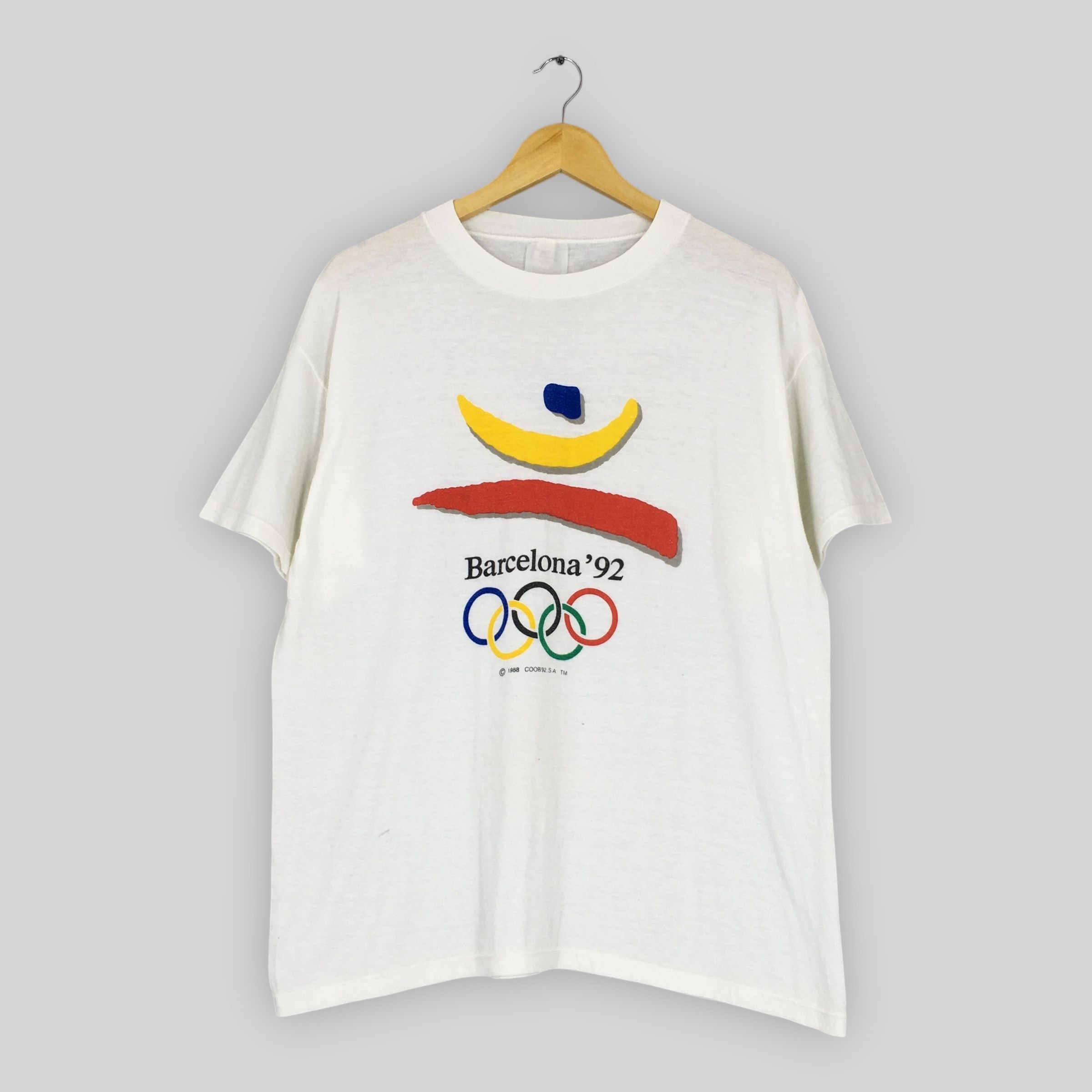 USA Olympics × Vintage Vintage Barcelona 1992 Summer Olympics T Shirt Medium Size US M / EU 48-50 / 2 - 1 Thumbnail