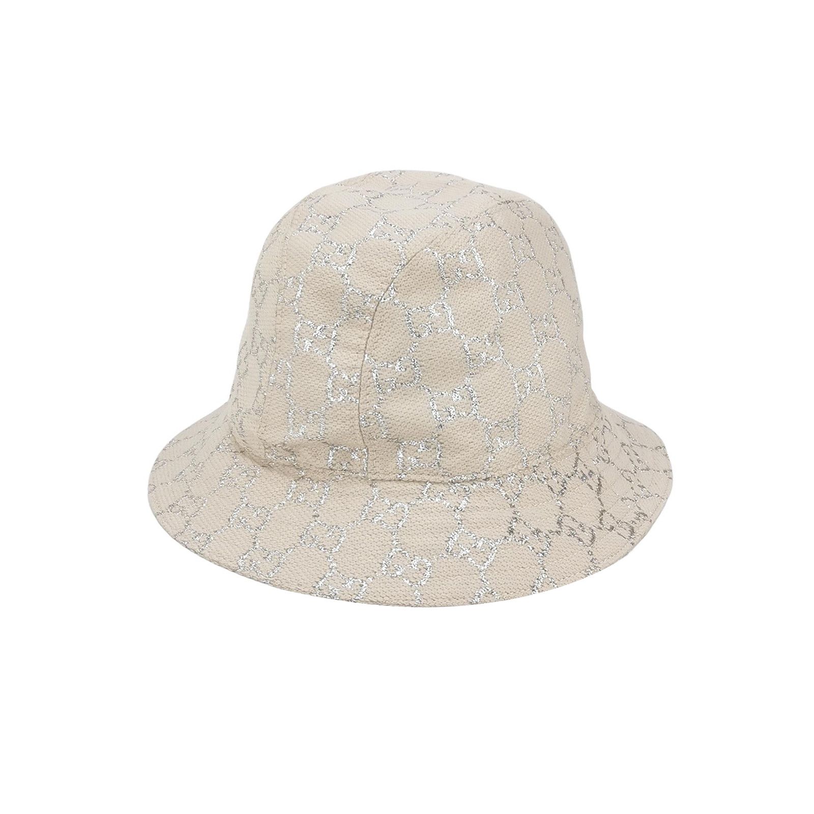 Gucci Gucci GG Logo Silver Jacquard Bucket Hat Size S | Grailed display picture 1