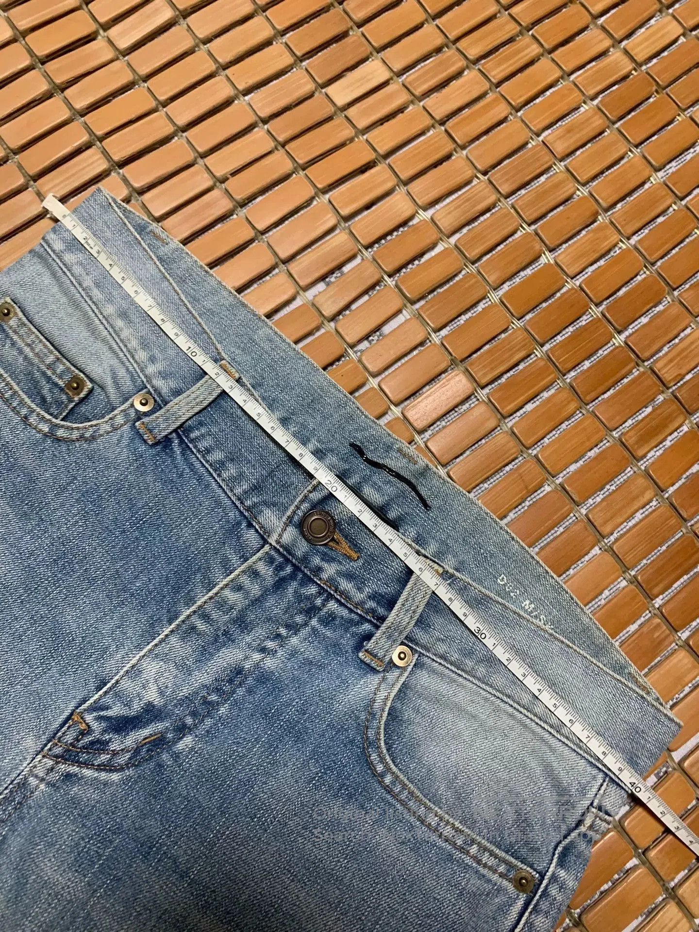Saint Laurent Paris Saint Laurent SLP Washed Distressed Jeans. Size US 29 - 5 Thumbnail