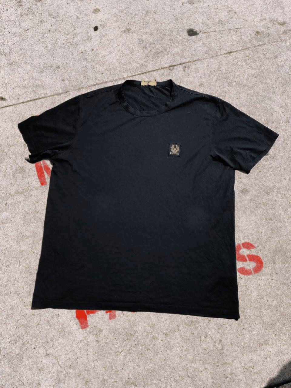 Belstaff BELSTAFF Men’s Basic Black T-Shirt Clean Fit Size US XL / EU 56 / 4 - 1 Thumbnail