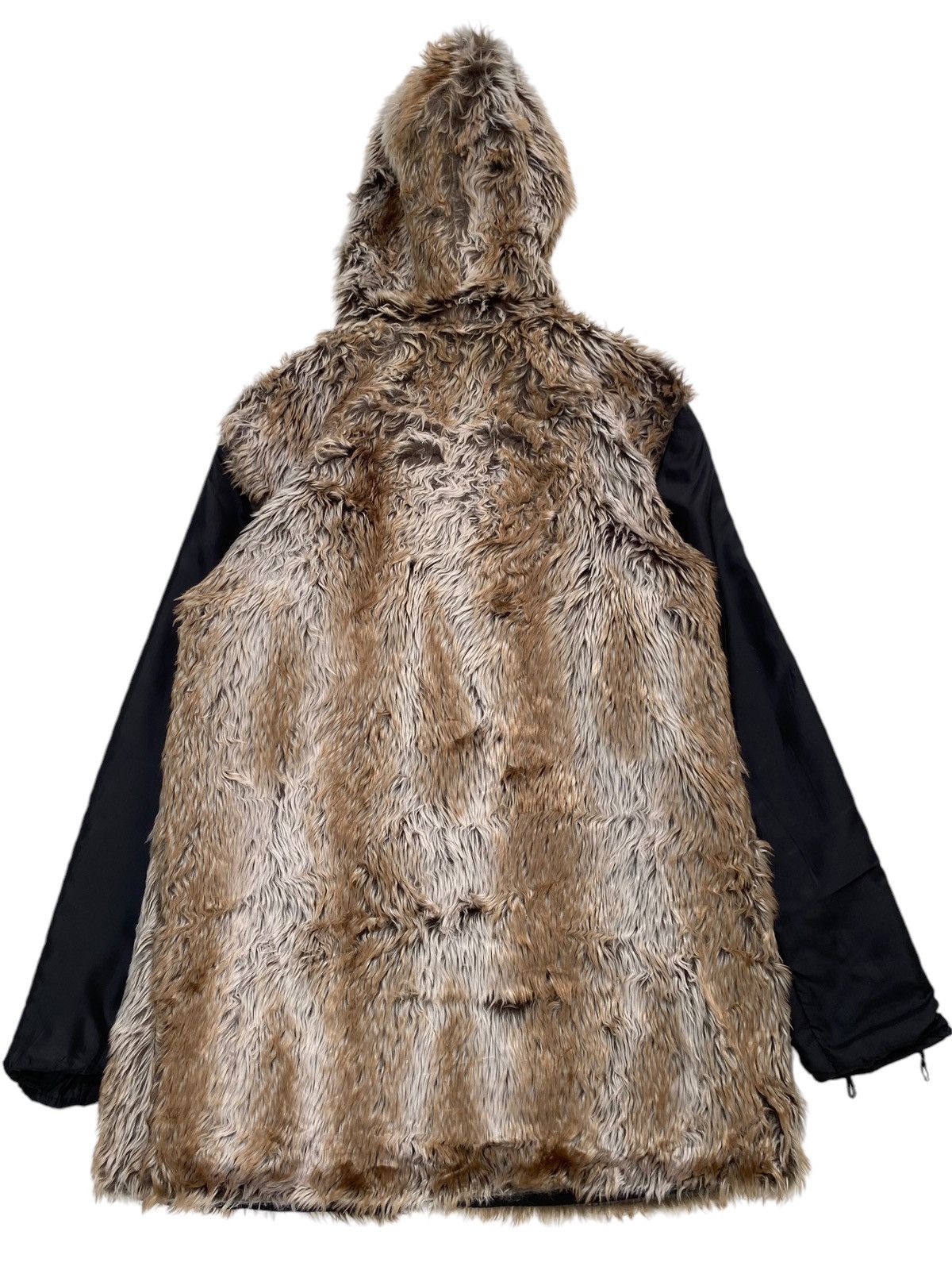Japanese Brand × Vintage Vtg Fur Hoodie Size US S / EU 44-46 / 1 - 2 Thumbnail