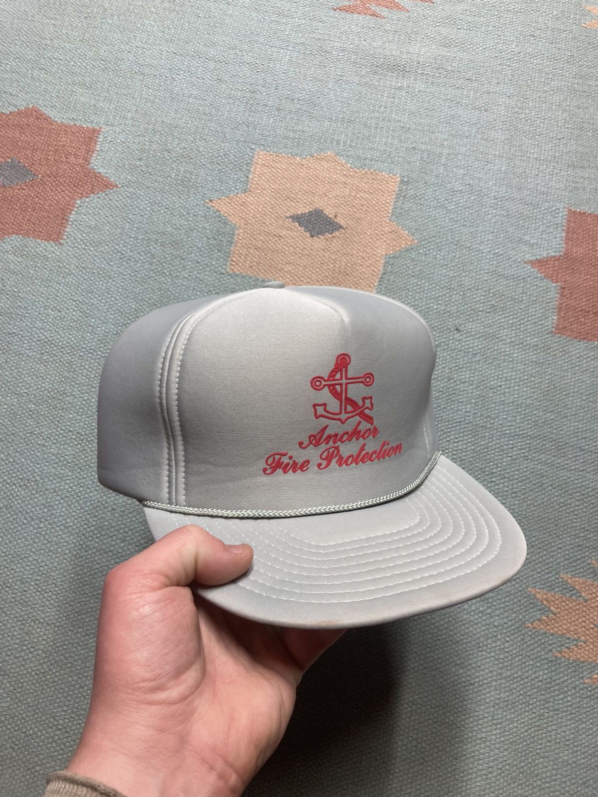 Nissan × Vintage Vtg SnapBack hat anchor fire protection Pennsylvania company Size ONE SIZE - 1 Thumbnail