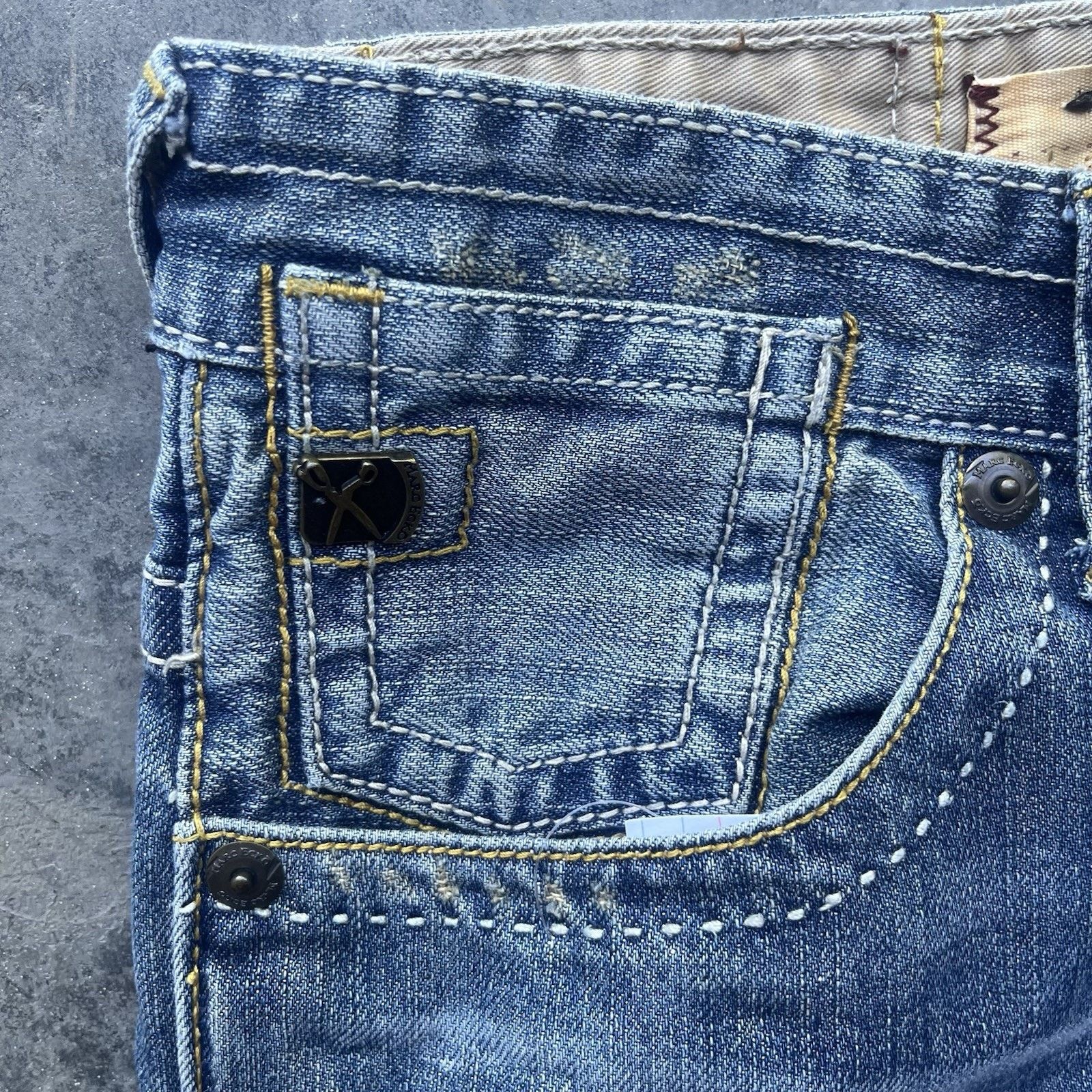 Ecko Unltd. Y2K Marc Ecko Baggy Jeans Men’s 36 X 32 Medium Faded Wash Em Size US 36 / EU 52 - 8 Thumbnail