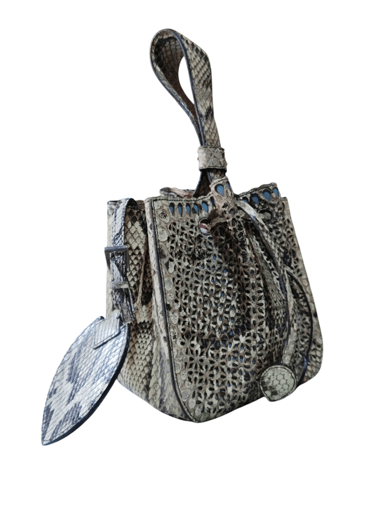 Alaia Alaïa Phyton leather Bucket bag Size ONE SIZE - 2 Thumbnail