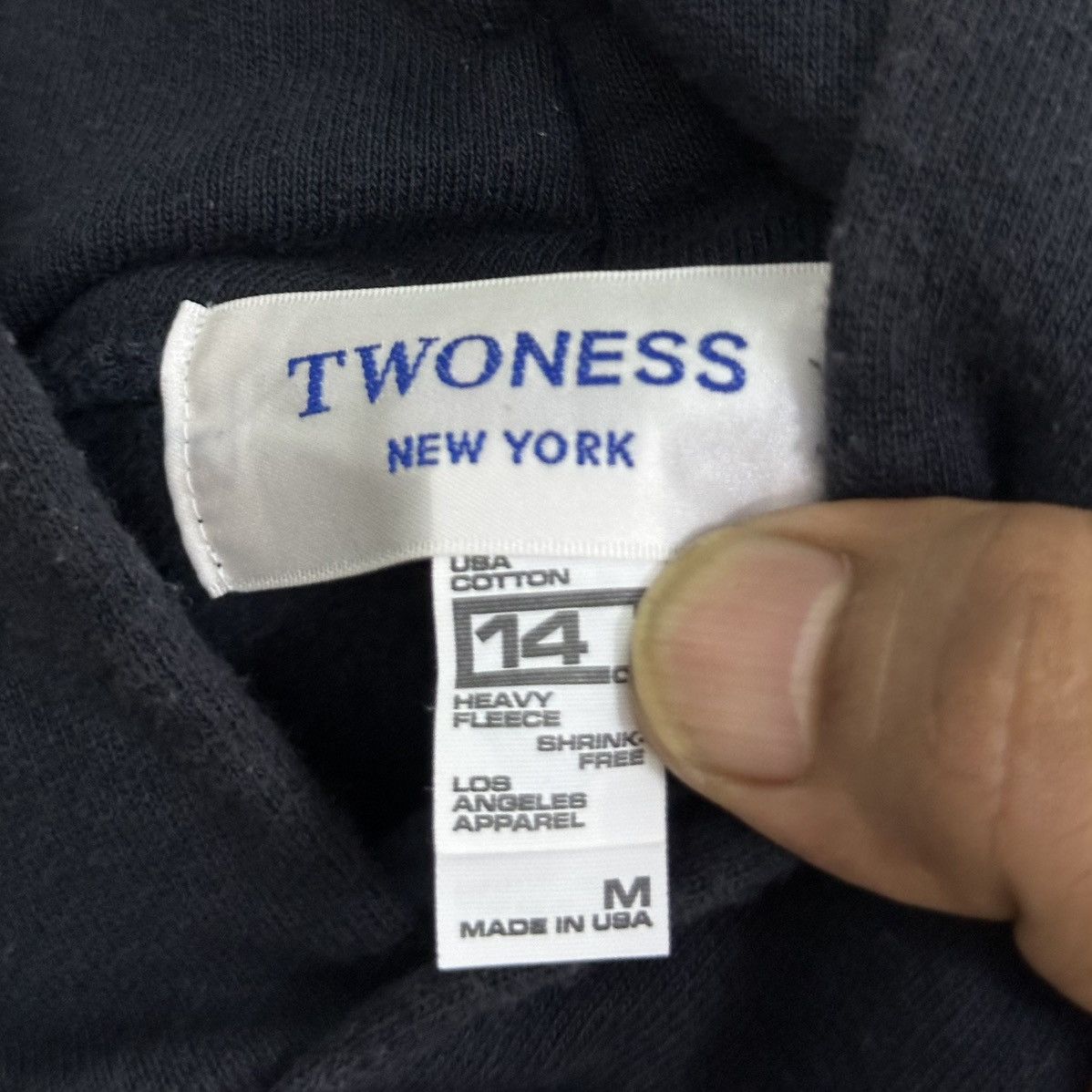 TWONESS Vintage Twoness Big Logo Hoodie Size US M / EU 48-50 / 2 - 3 Thumbnail
