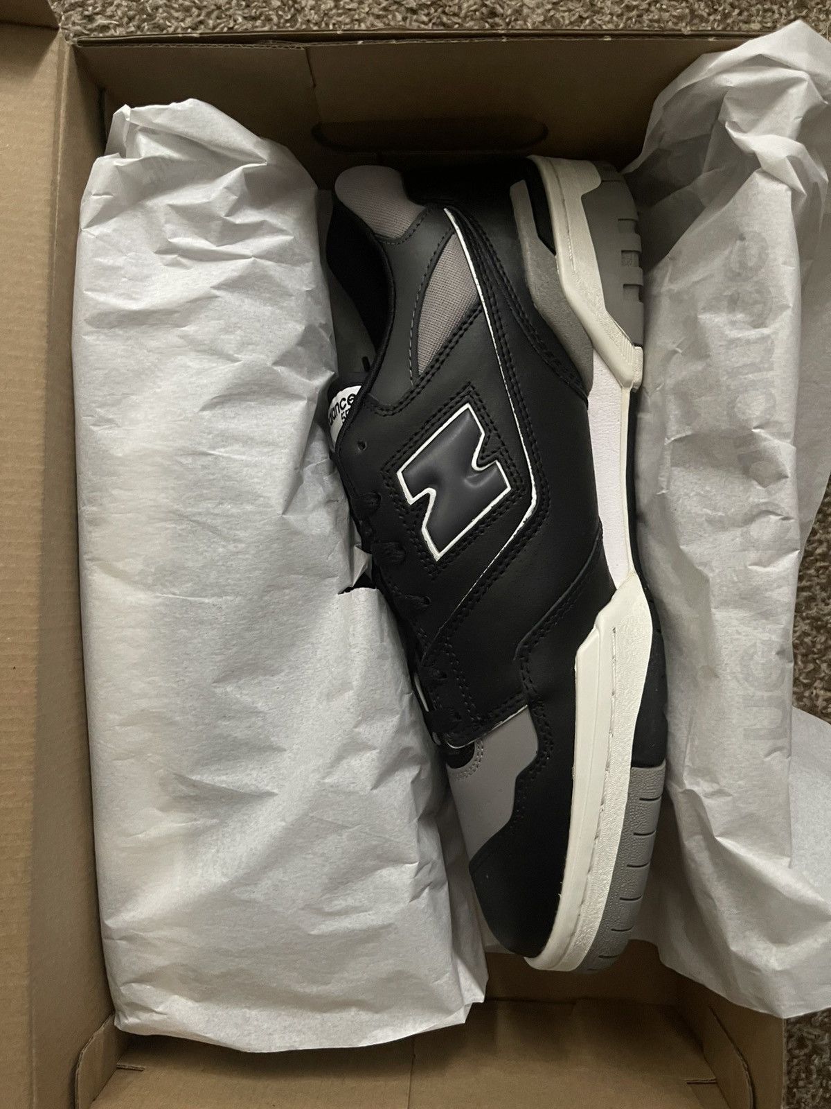 New Balance *New* New Balance 550 Shadow BB550SR1 Grey / Black Size US 13 / EU 46 - 8 Thumbnail