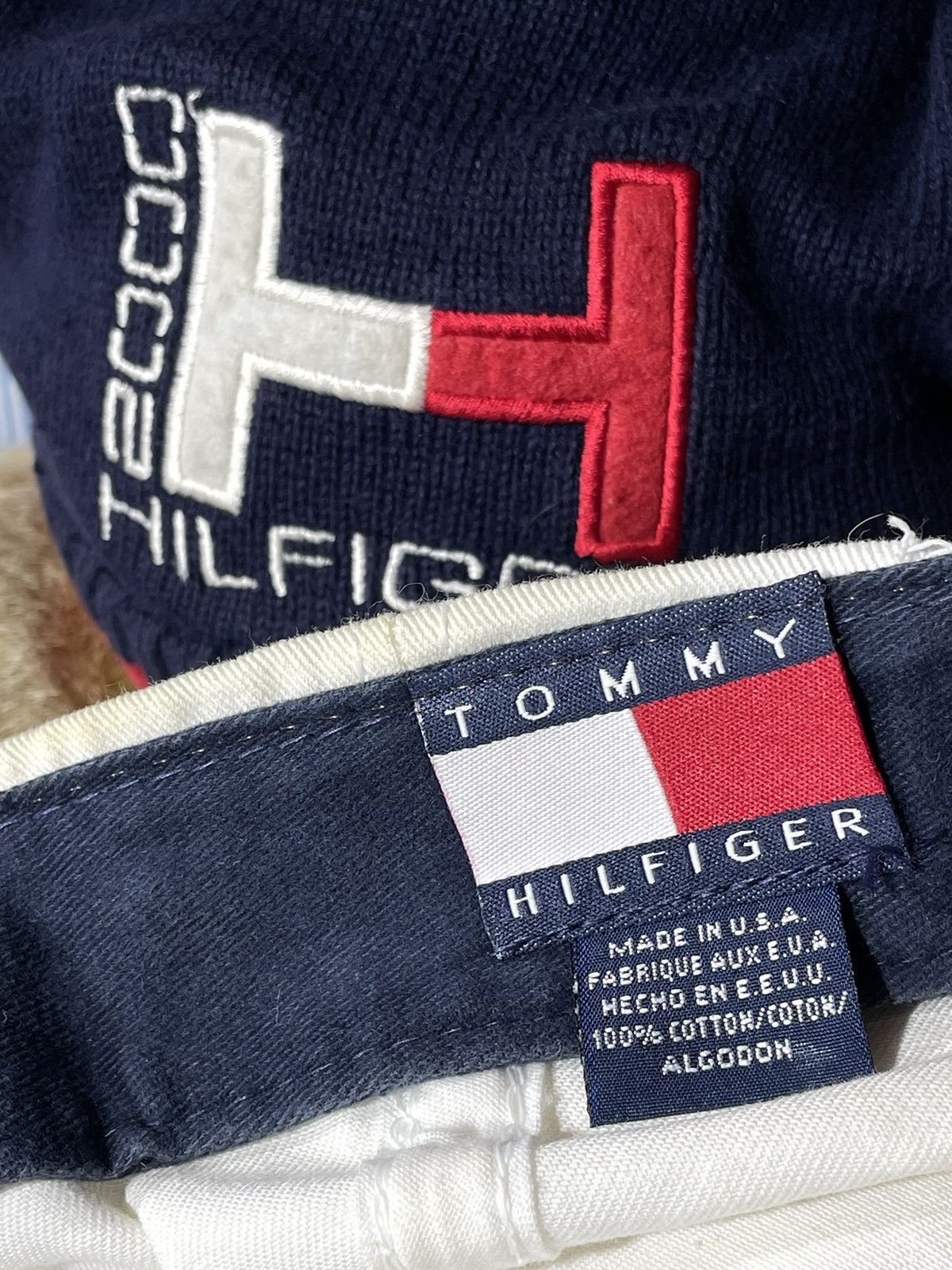 Tommy Hilfiger × Vintage Cap Tommy Hilfiger International Games OG Vintage 90’s Size ONE SIZE - 10 Thumbnail