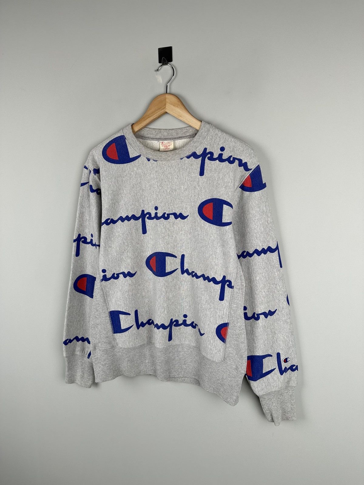 Champion Champion Reverse Weave Up Monogram Logo Sweatshirt Size US L / EU 52-54 / 3 - 4 Thumbnail
