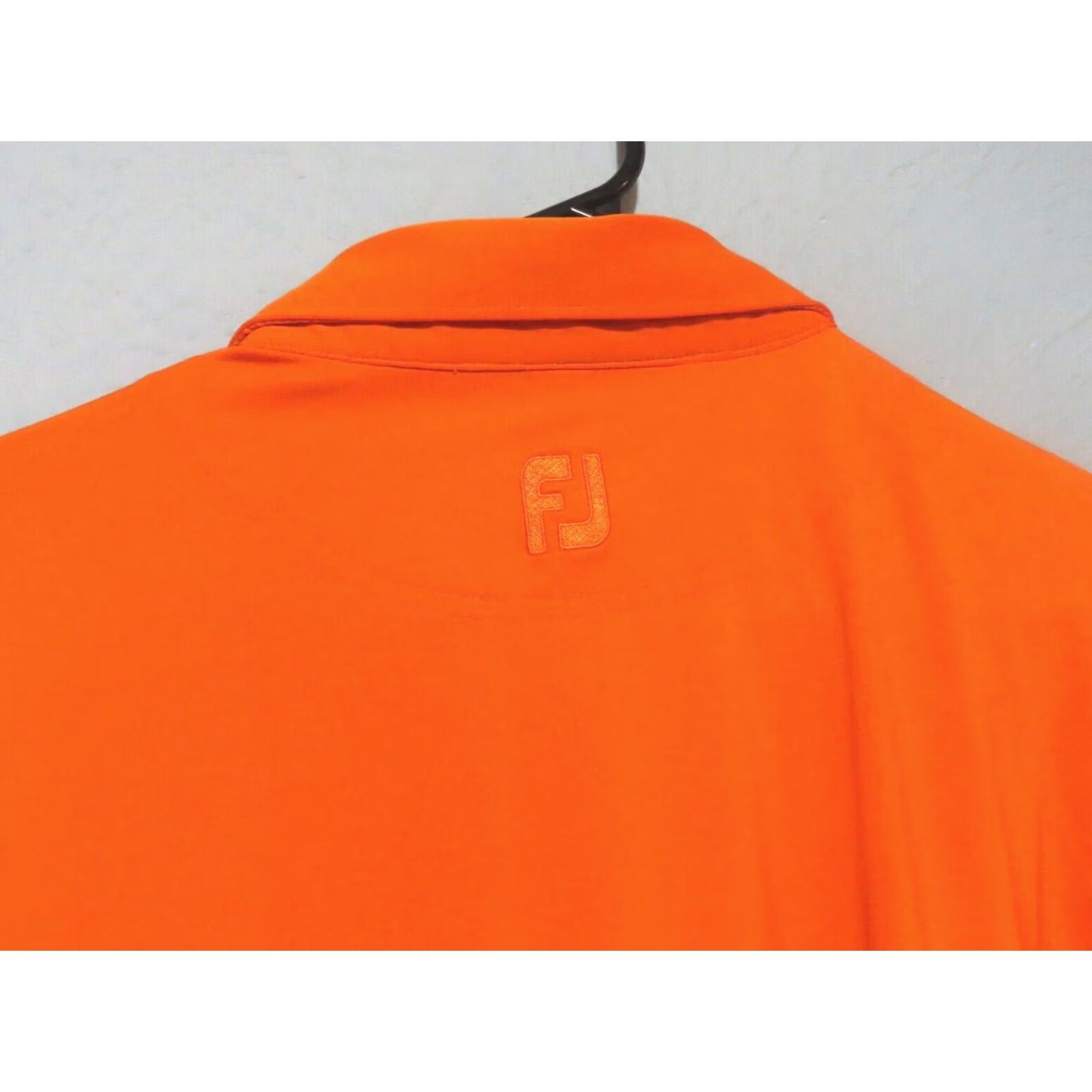 Footjoy FootJoy Polo Shirt Men XL Orange Short Sleeve 1/4 Button Golf Moisture Wicking Logo Shirt Size US XL / EU 56 / 4 - 7 Thumbnail