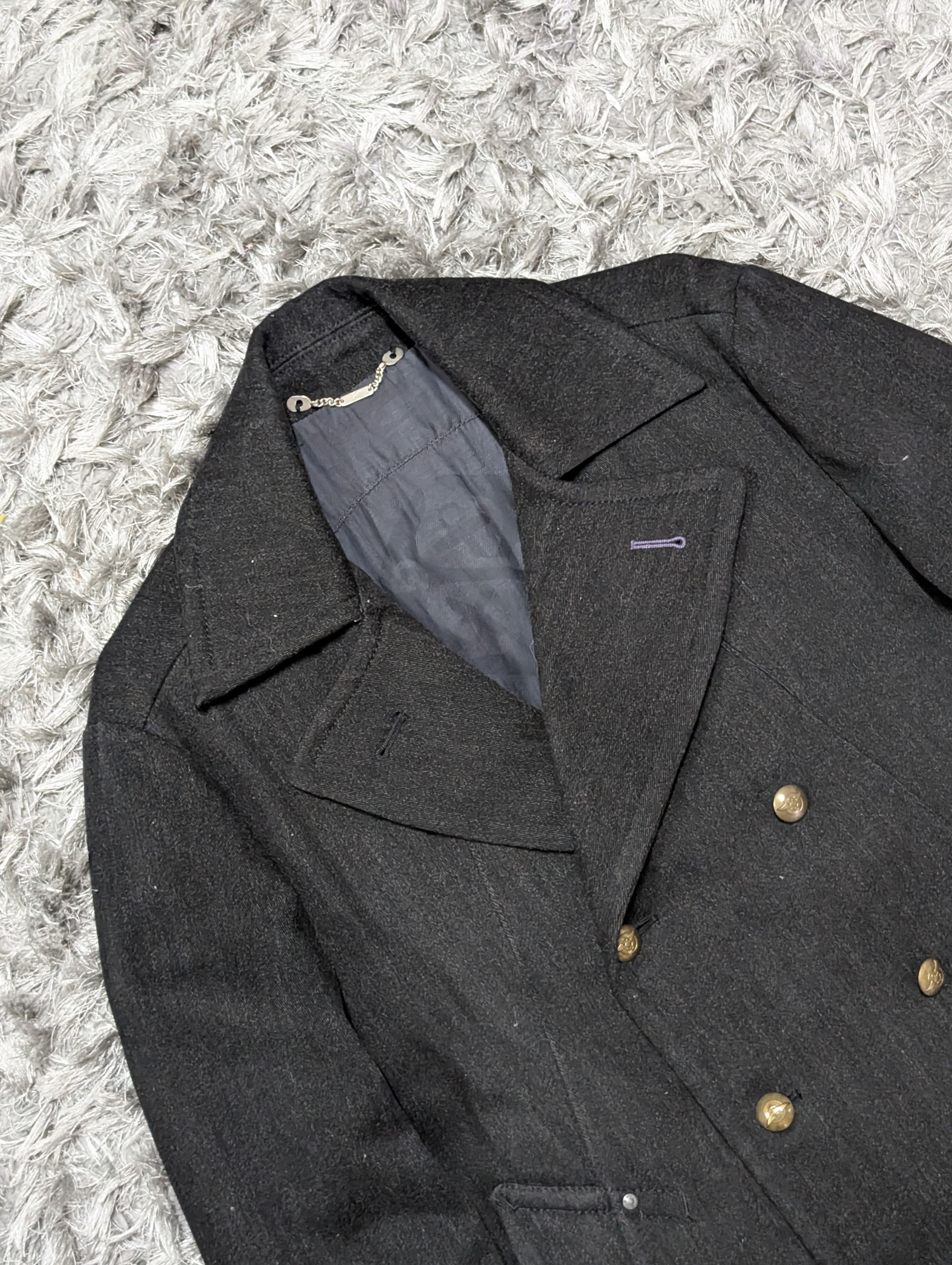 GAS Vintage Gas Double Breast Coat Six Button Wool Jacket Size US M / EU 48-50 / 2 - 4 Thumbnail