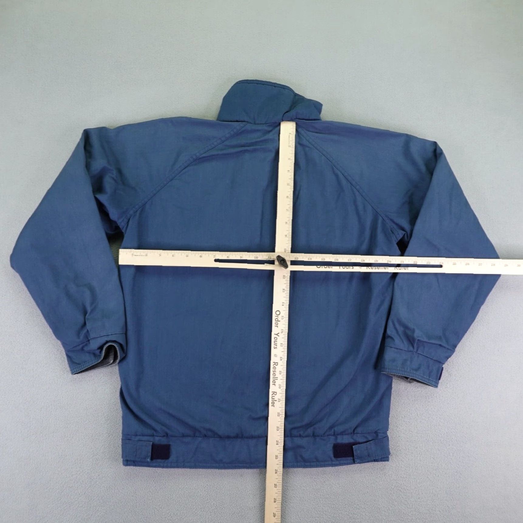 Vintage VINTAGE Woolrich Jacket Blue Medium Regular Fit Lined Flannel Chore Coat 90s Mens Size US M / EU 48-50 / 2 - 5 Thumbnail
