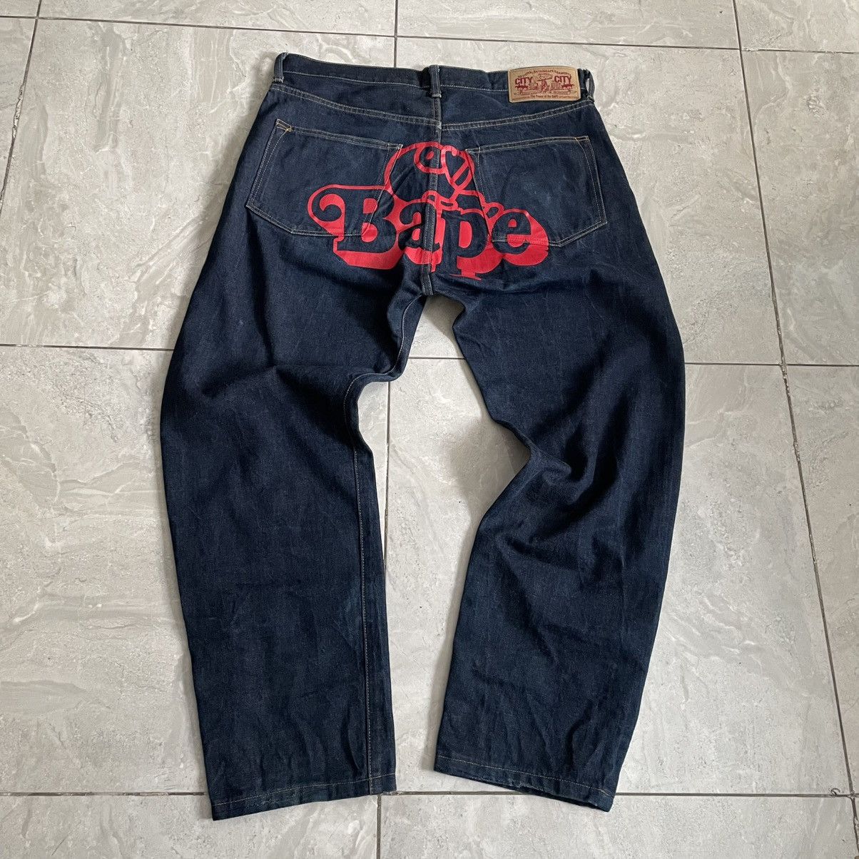 Bape Jean Bape X Baby Milo Size US 37 - 1 Thumbnail