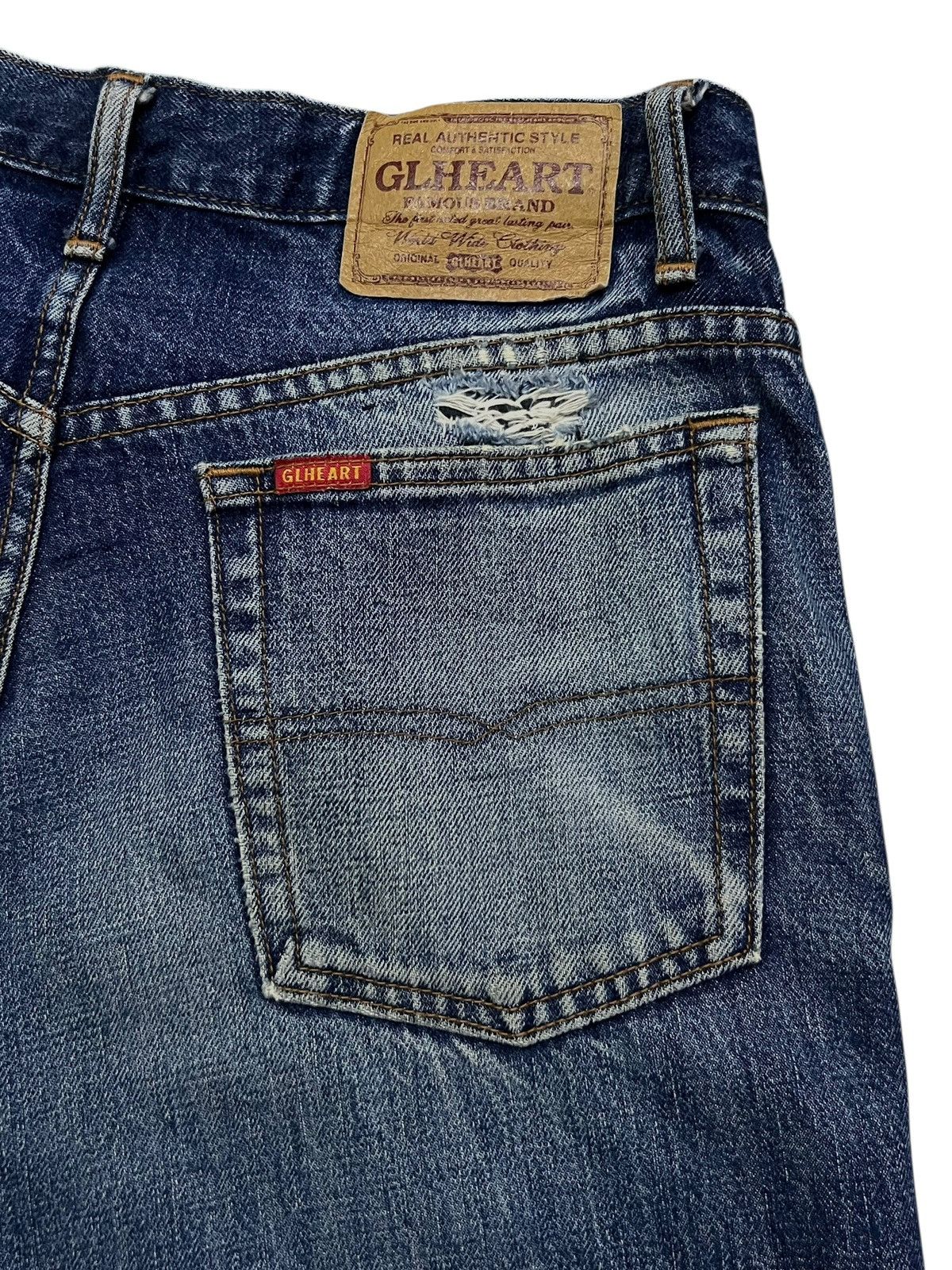 Japanese Brand Vintage GLHEART Japanese Denim Jeans - Made in Japan Size US 31 - 7 Thumbnail