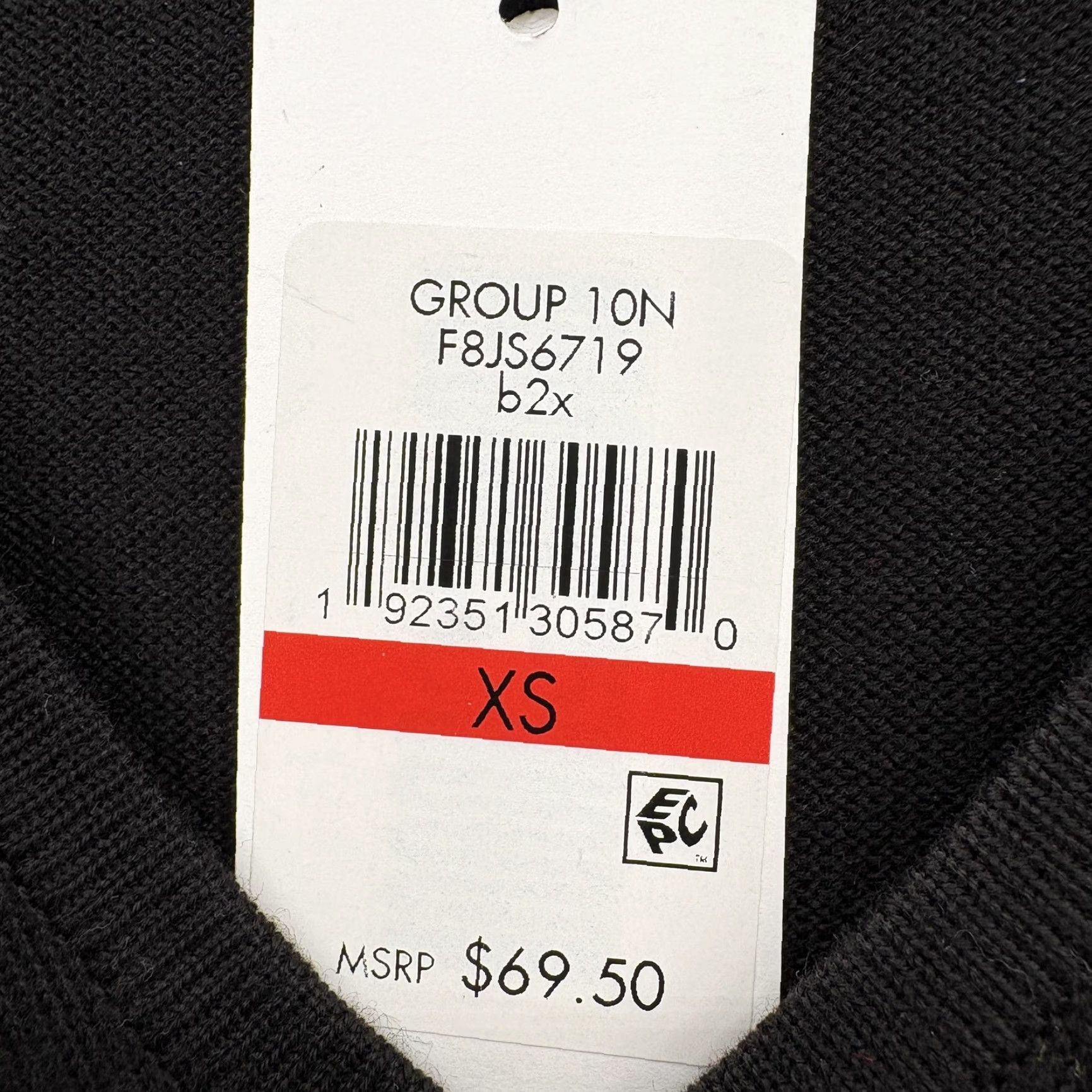 Calvin Klein Calvin Klein Sweater Womens XS Black Chevron Stripe V Neck Acrylic Knit Pullover Size XS / US 0-2 / IT 36-38 - 5 Thumbnail