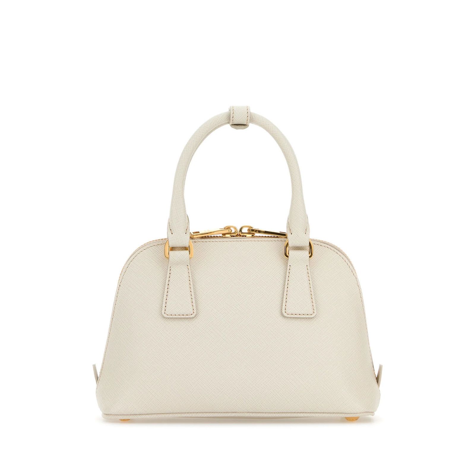 Prada PRADA Chalk White Leather Top Handle Bag New & Authentic Size ONE SIZE - 3 Thumbnail