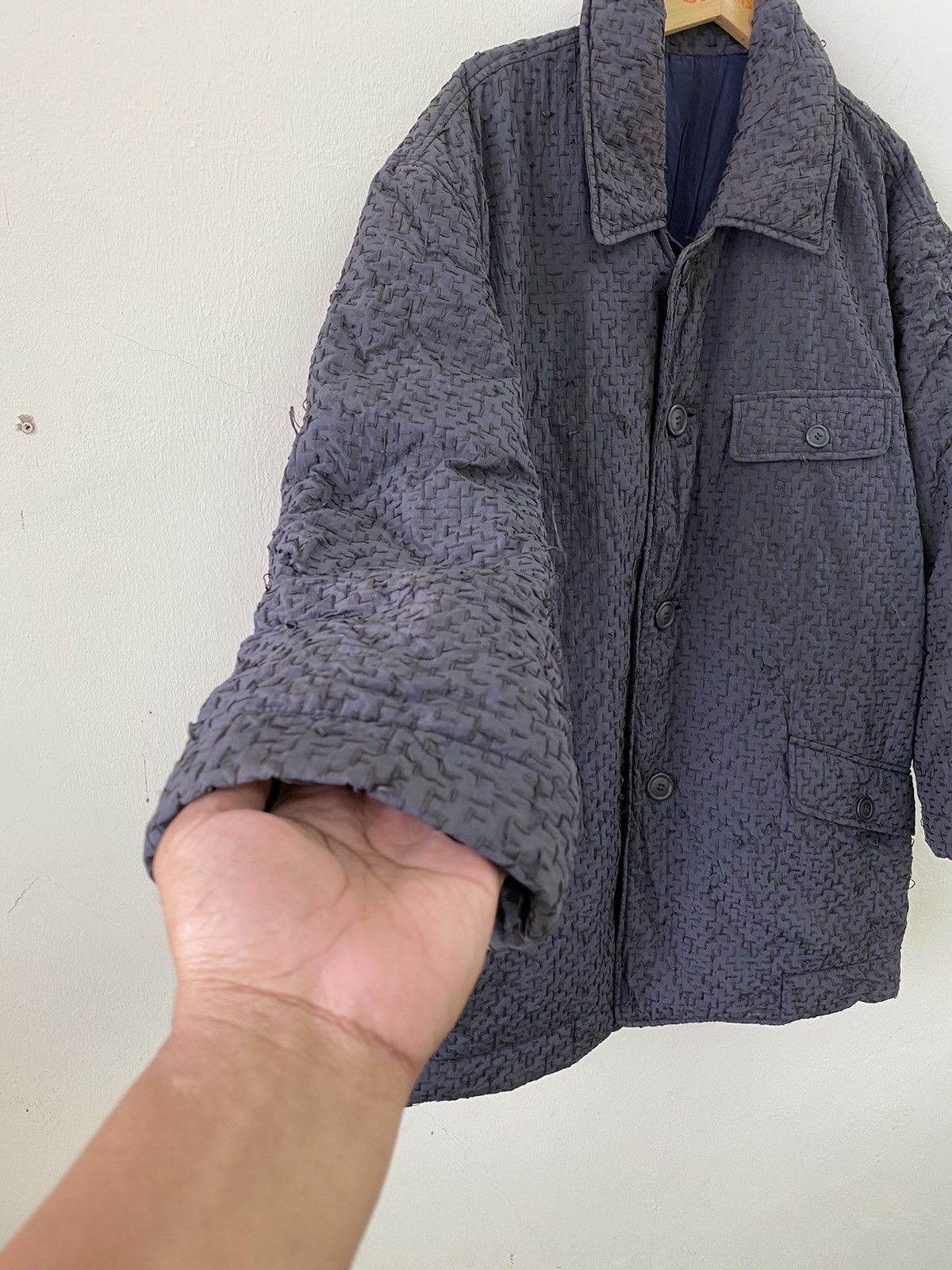 Issey Miyake Vtg Issey Miyake Sashiko Classic Nice Jacket Size US XL / EU 56 / 4 - 6 Thumbnail