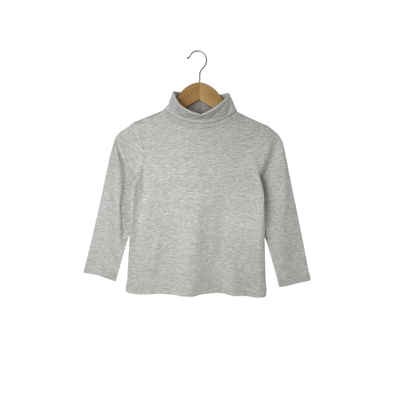 H&M H&M Women’s Light Gray Turtleneck Top Size S | Long Sleeve S Size S / US 4 / IT 40 - 4 Thumbnail