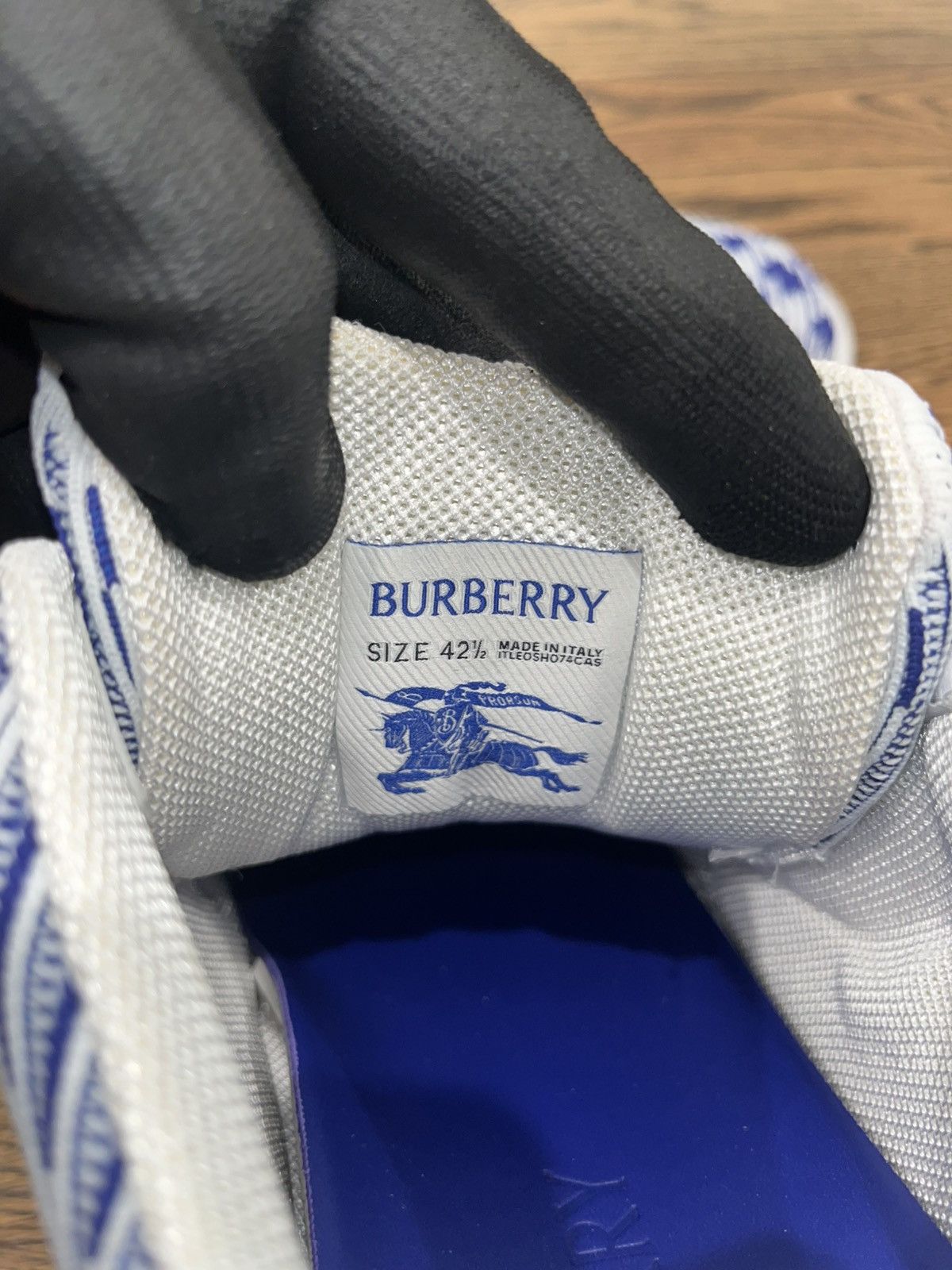 Burberry Burberry Check Knit Box Sneakers Size US 9.5 / EU 42-43 - 17 Thumbnail