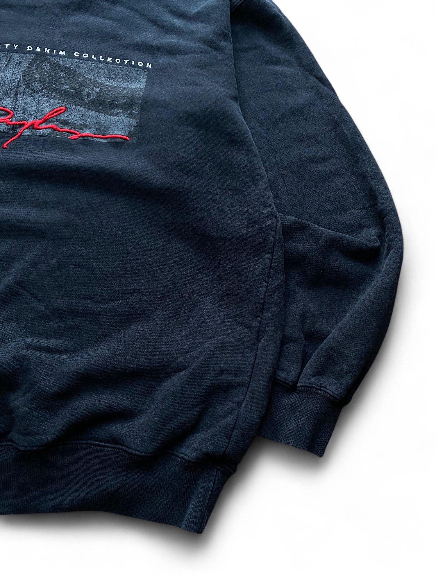 Rap Tees × Ruff Ryders Ruff Ryders Dirty Denim 2000 Sweatshirt Size US XL / EU 56 / 4 - 4 Thumbnail