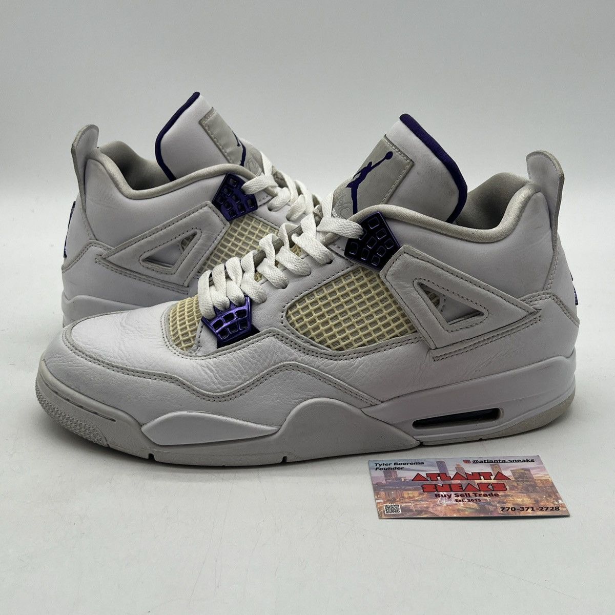 Air Jordan 4 Purple metallic