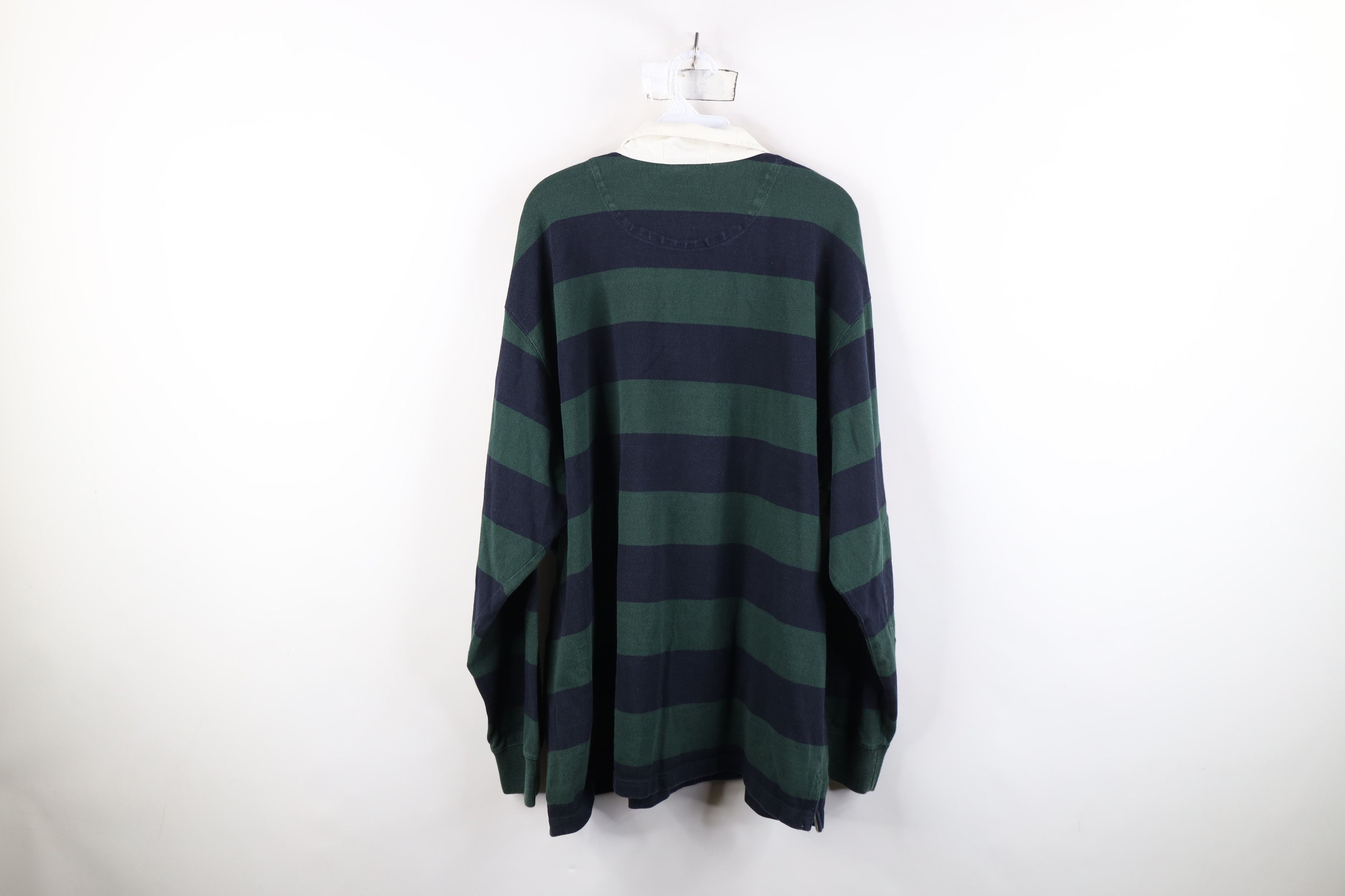 Ralph Lauren Vintage 90s Ralph Lauren Long Sleeve Rugby Polo Shirt Size US XXL / EU 58 / 5 - 11 Thumbnail