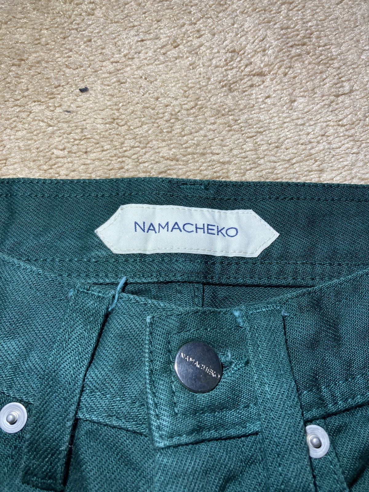 Namacheko Namacheko Uschi Denim Forest Green XS Jeans 2020 Straight Le Size US 28 / EU 44 - 3 Thumbnail