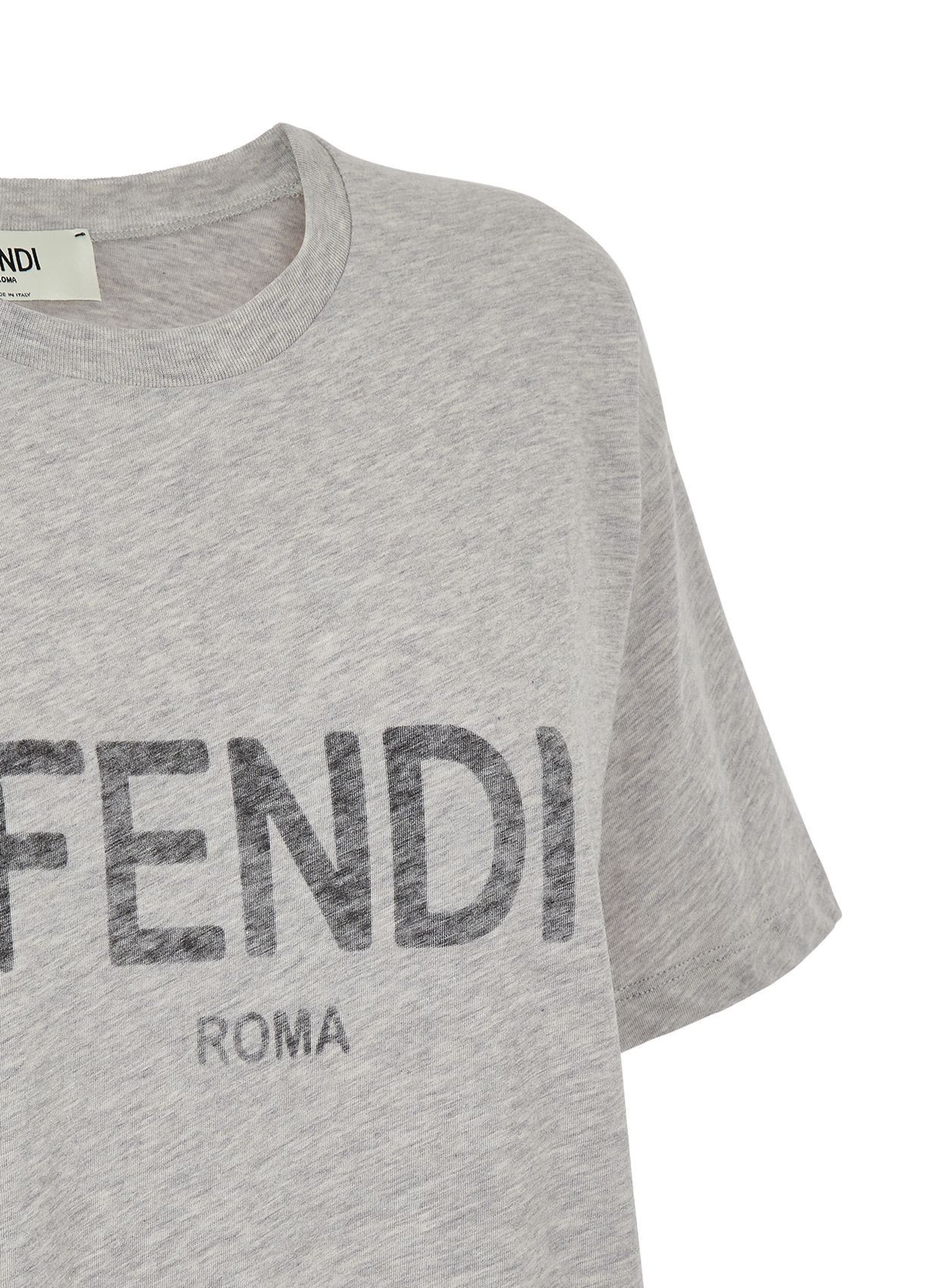 Fendi o1s1wg111224 T-Shirt in Grey Size M / US 6-8 / IT 42-44 - 3 Thumbnail