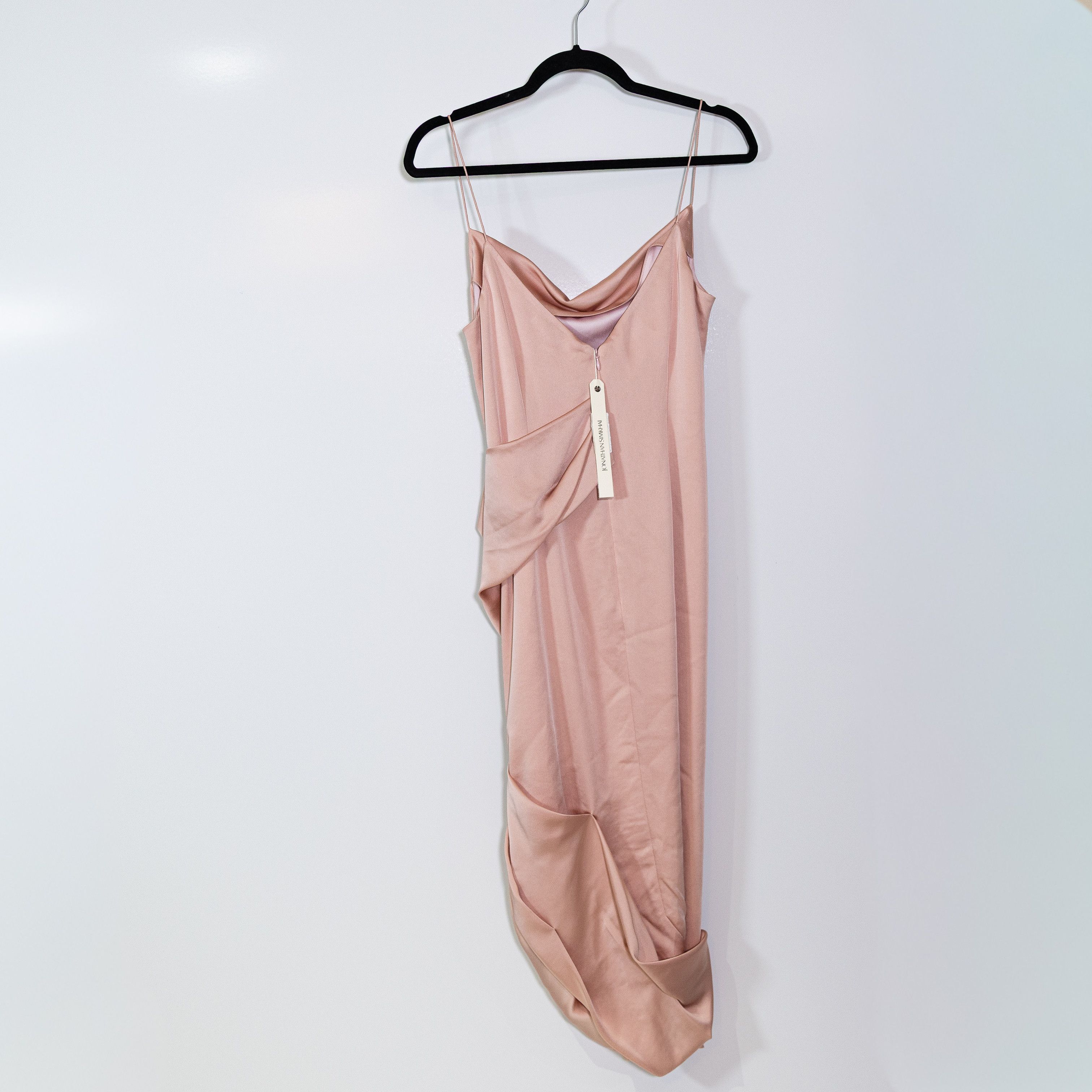 Jonathan Simkhai NEW Jonathan Simkhai Satin Cowl Neck Size S / US 4 / IT 40 - 4 Thumbnail