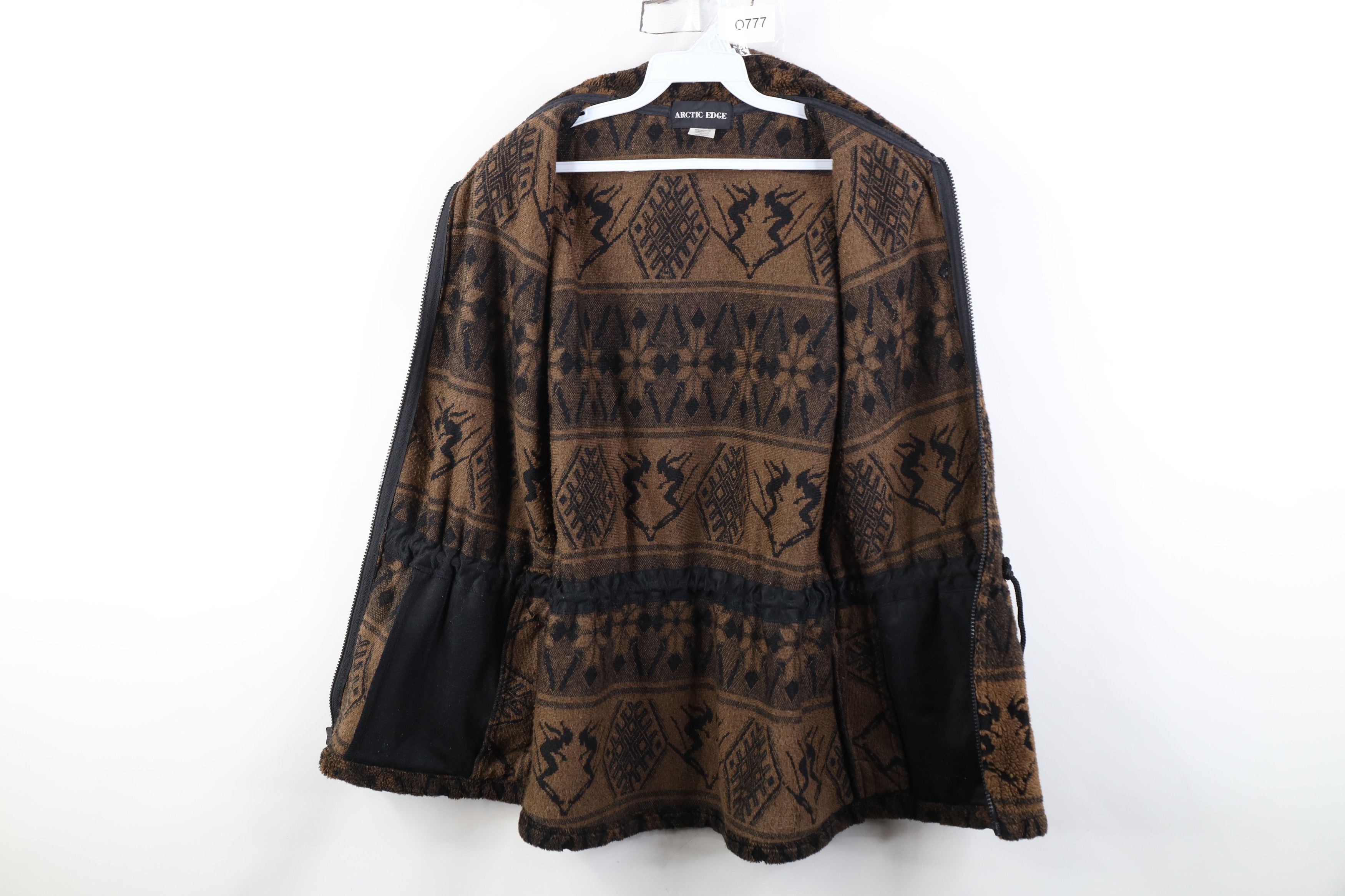 Vintage Vintage 90s Streetwear All Over Print Fleece Vest Jacket Size L / US 10 / IT 46 - 8 Thumbnail