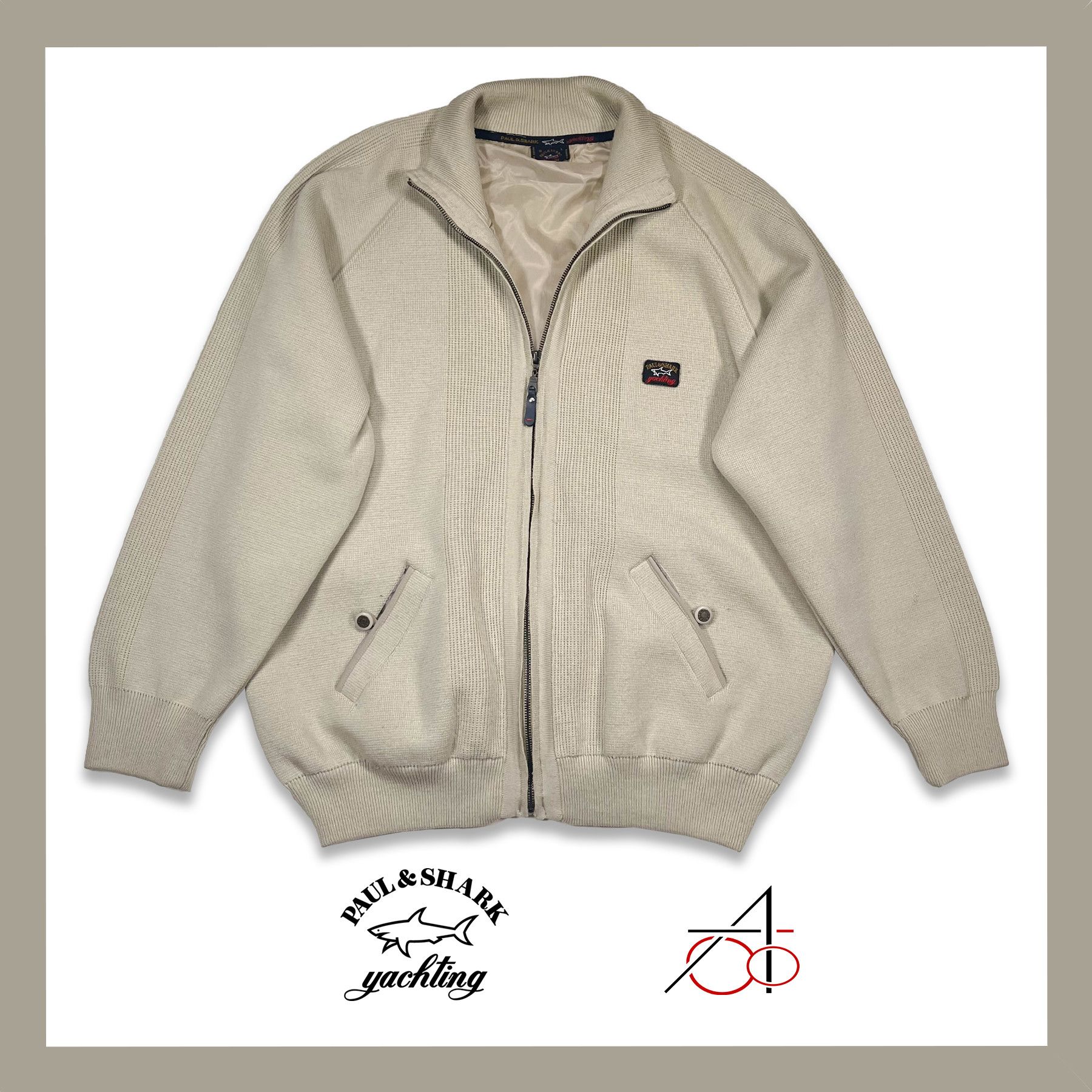 Paul & Shark Woolen vintage zip sweater Paul and Shark • L/XL size Size US L / EU 52-54 / 3 - 1 Thumbnail