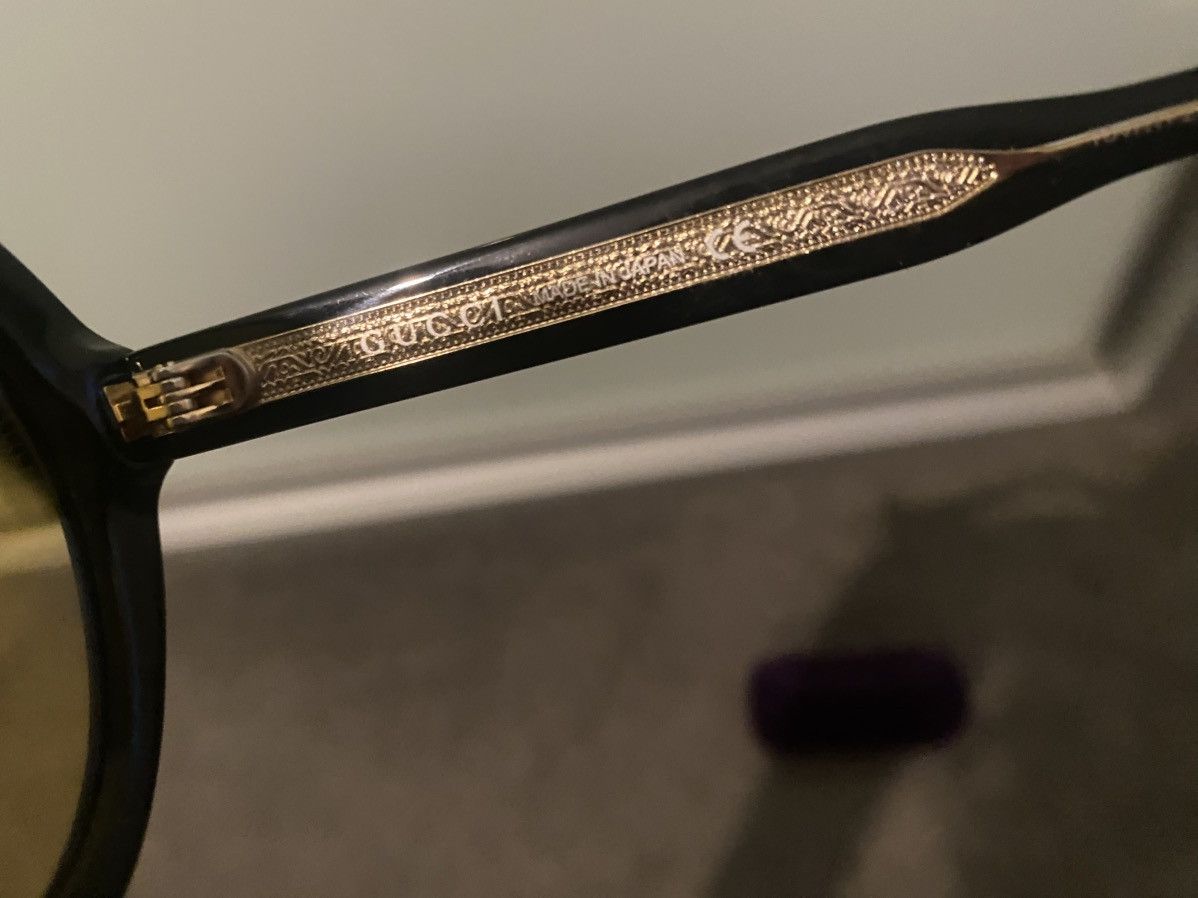 Gucci Oversize yellow tint sunglasses Size ONE SIZE - 8 Thumbnail