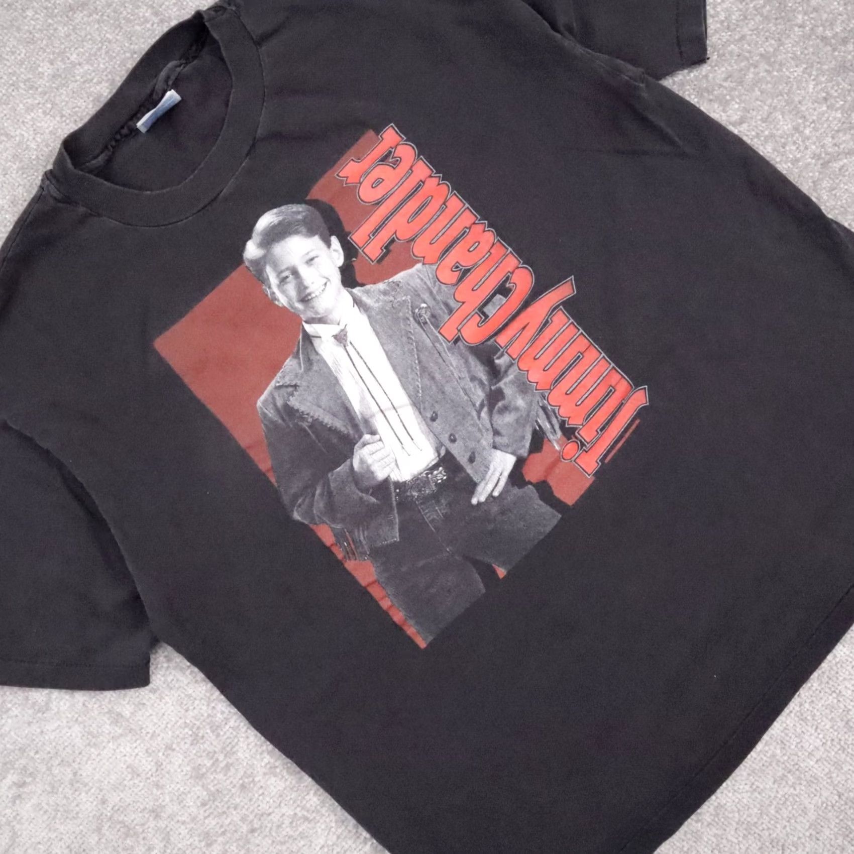 Vintage VINTAGE Jimmy Chandler T-Shirt XL Black Short Sleeve Mens Music Western USA Rare Single Stitch Size US XL / EU 56 / 4 - 7 Thumbnail