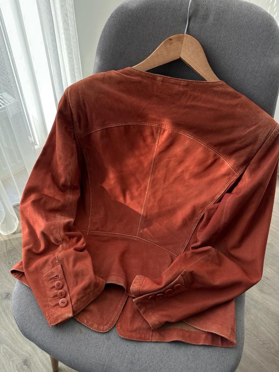 Japanese Brand × Vintage Vintage GMS-75 Red Leather W's Jacket Size S / US 4 / IT 40 - 17 Thumbnail