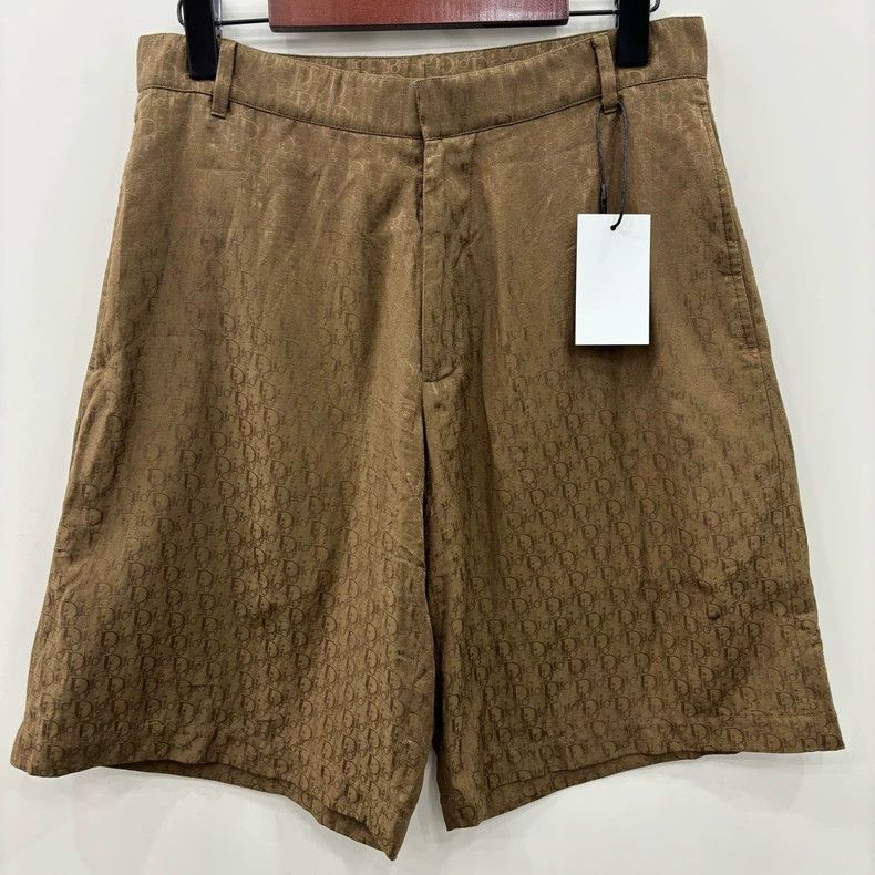 Dior Dior Dark pattern jacquard Logo full print straight loose c Size US 30 / EU 46 - 2 Thumbnail