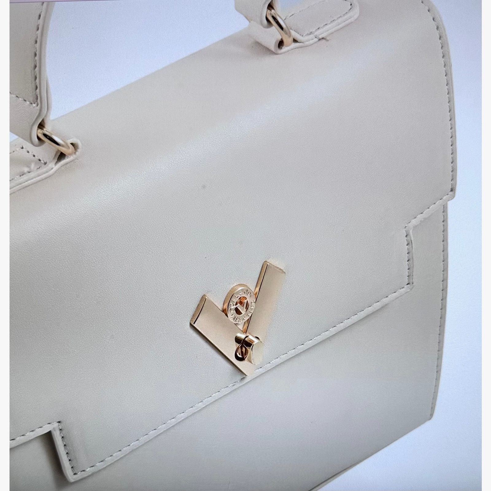 Other Valentino Orlandi Satchel Logo Bag Matching Wallet Beige Size ONE SIZE - 4 Thumbnail