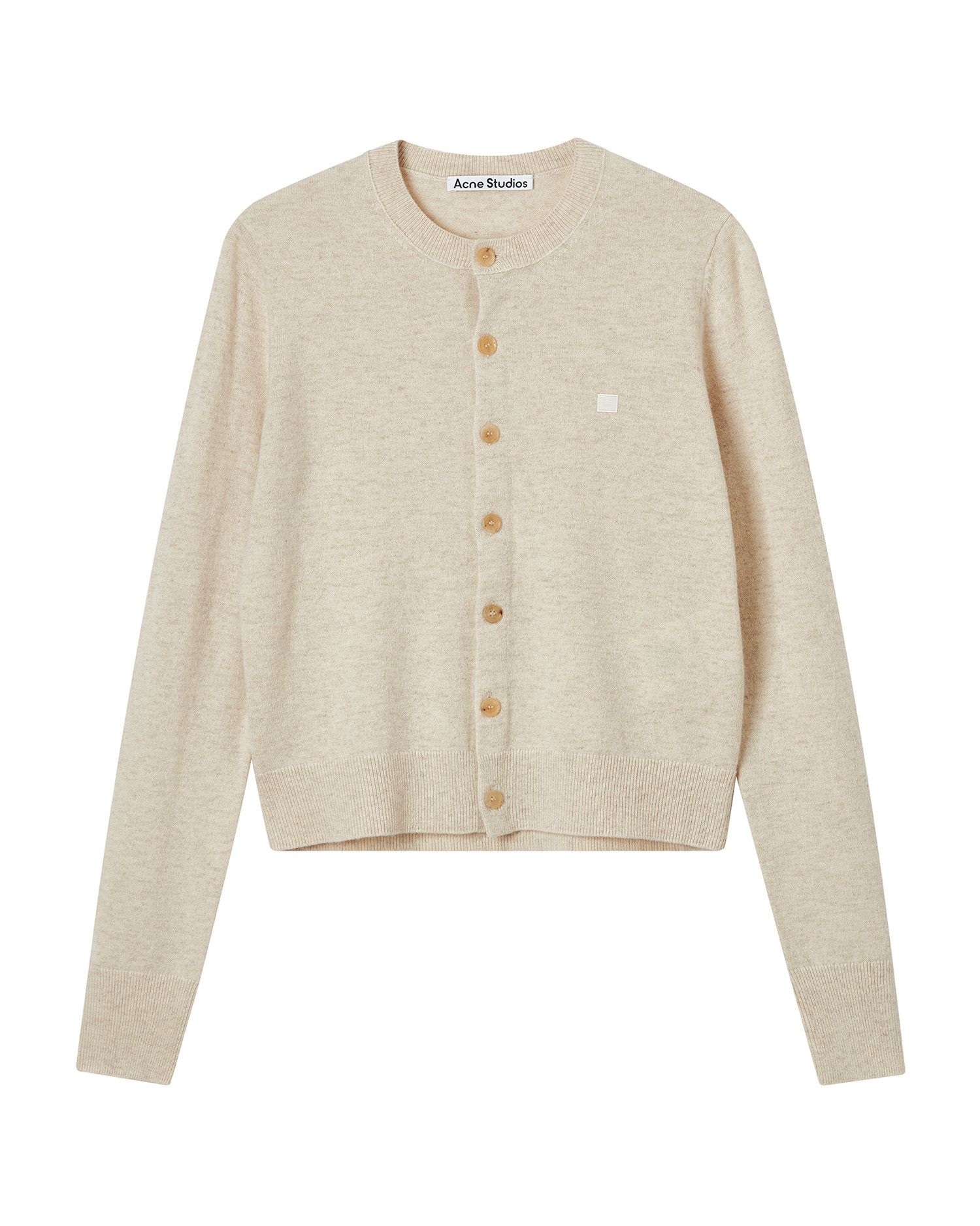 Acne Studios Acne Studios FACE Stitched Detail Knit Cardigan Size M / US 6-8 / IT 42-44 - 1 Thumbnail
