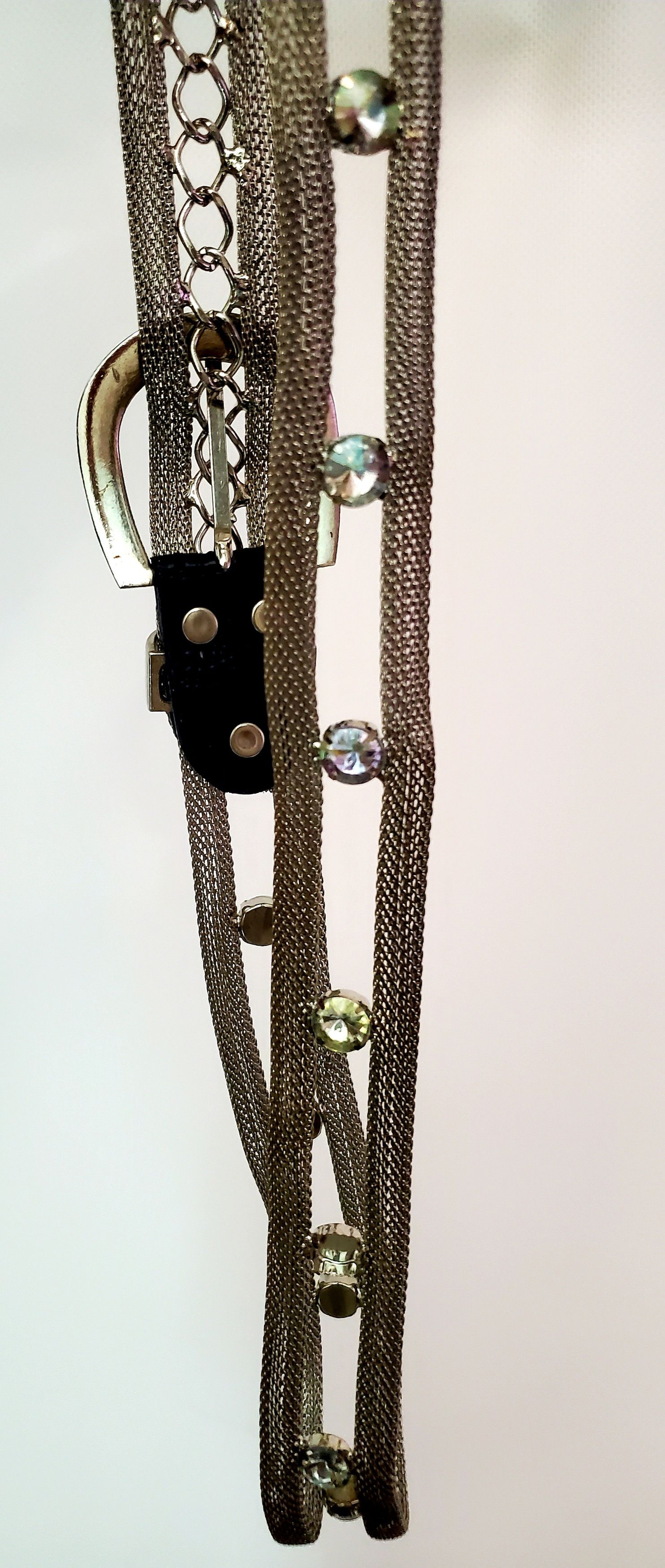 Hysteric Glamour × Japanese Brand × Vintage Vintage Amazing Metal Belt perfect condition M length 97 cm Size 32 - 9 Thumbnail