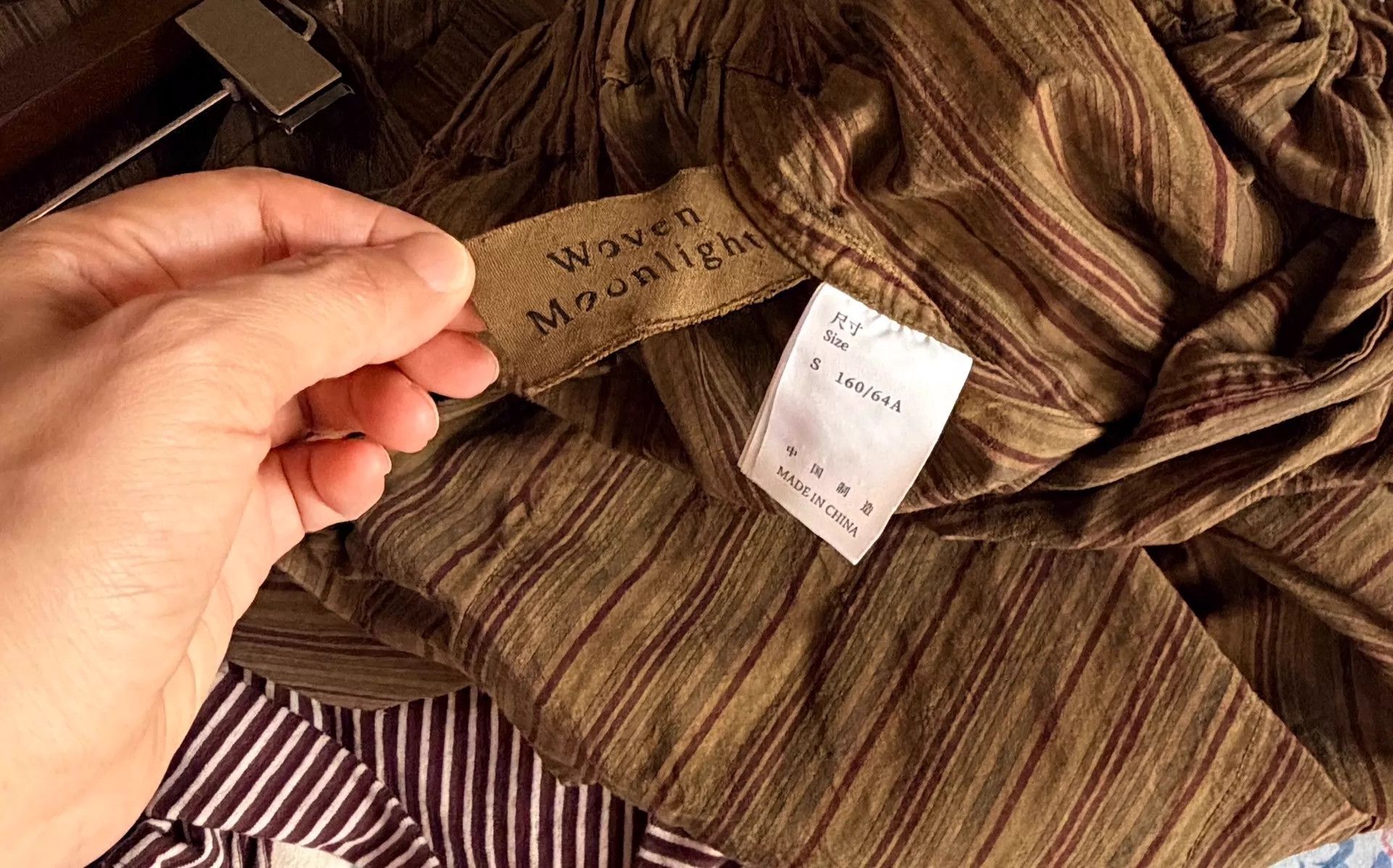 Other Jisifang new tagless linen-cotton chino subtle stripe art Size 26" / US 2 / IT 38 - 5 Thumbnail
