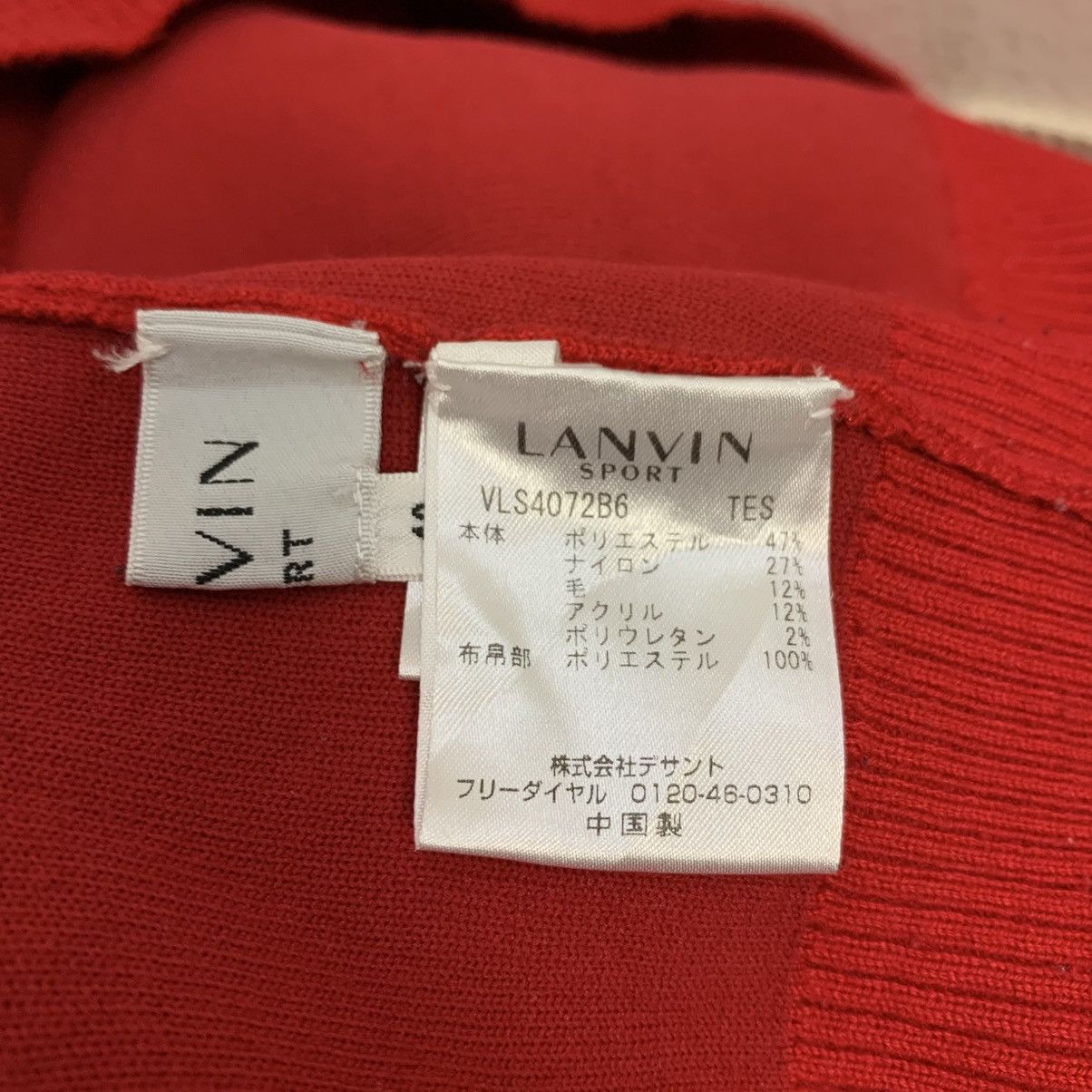 Lanvin Lanvin Sport Red Knit Hoodie w/ Nylon Paneling Size US S / EU 44-46 / 1 - 9 Thumbnail
