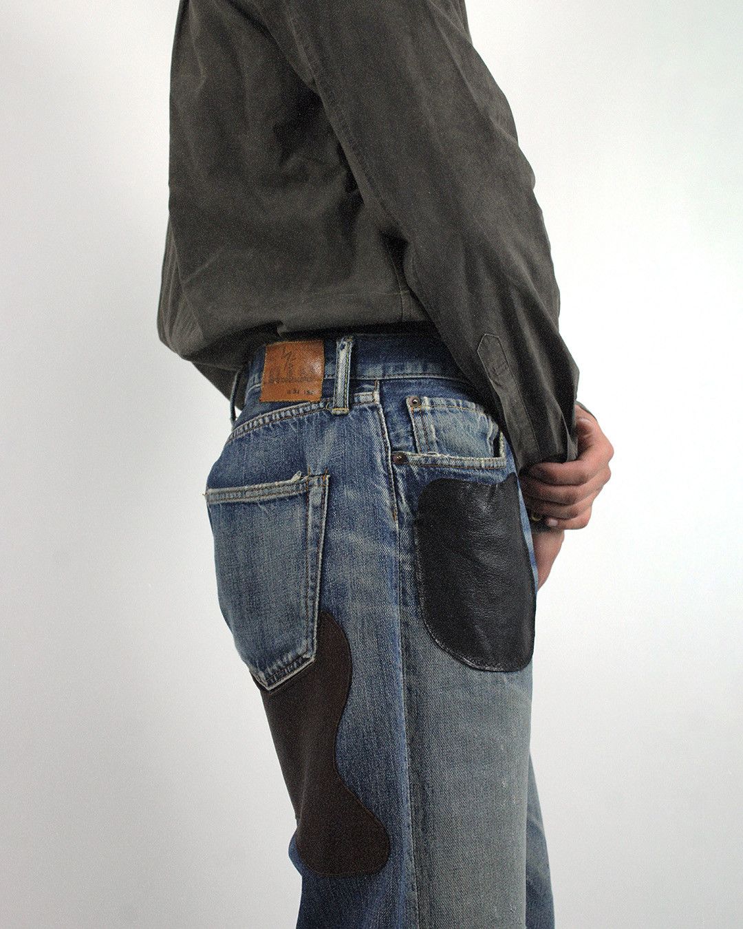 Yohji Yamamoto SS04 Spotted Horse Craft Patchwork Denim