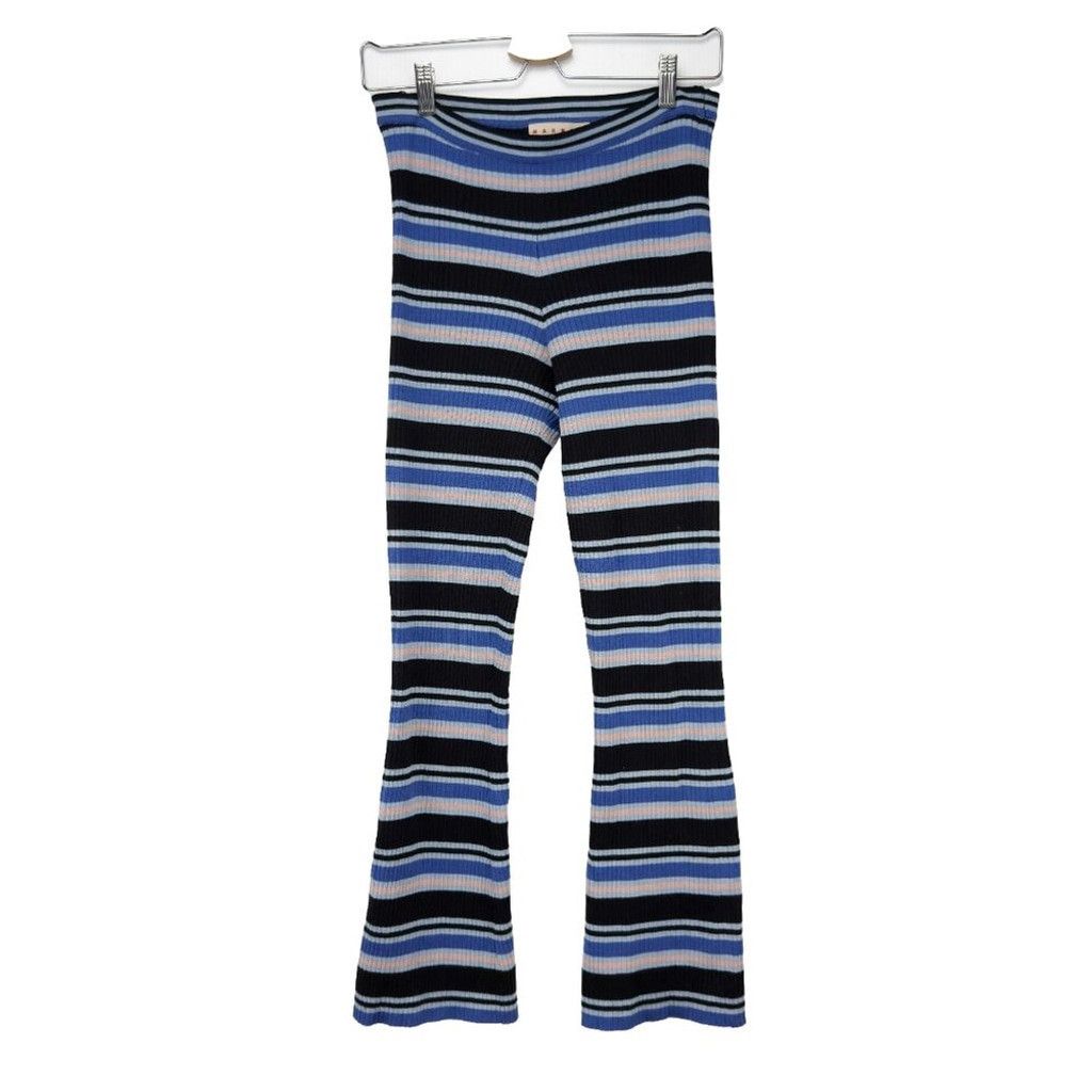 Marni MARNI x Uniqlo Semi Flared Knitted Pants Blue Black Size XS Size 26" / US 2 / IT 38 - 2 Thumbnail